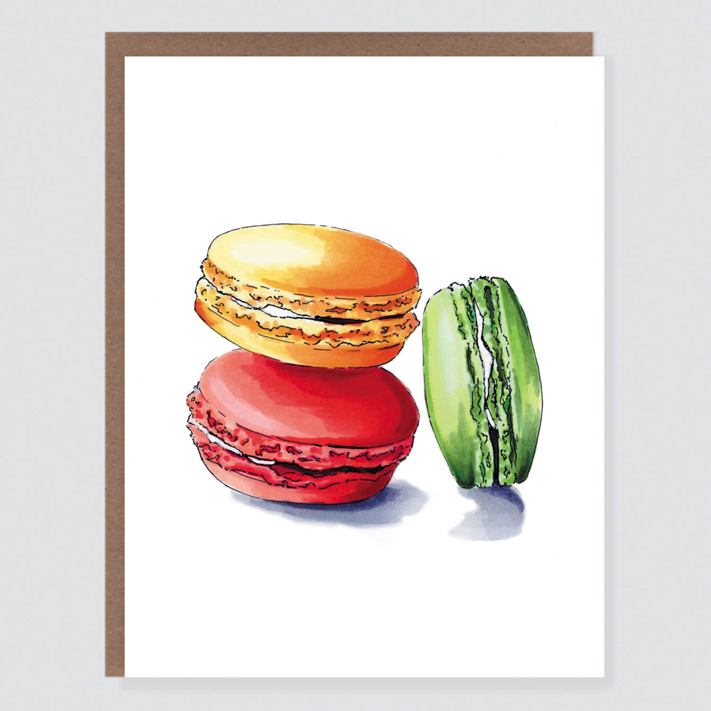 French Macarons Birthday Card - Case of 6