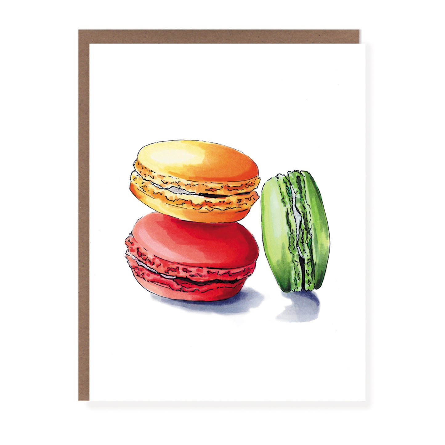 French Macarons Birthday Card - Case of 6