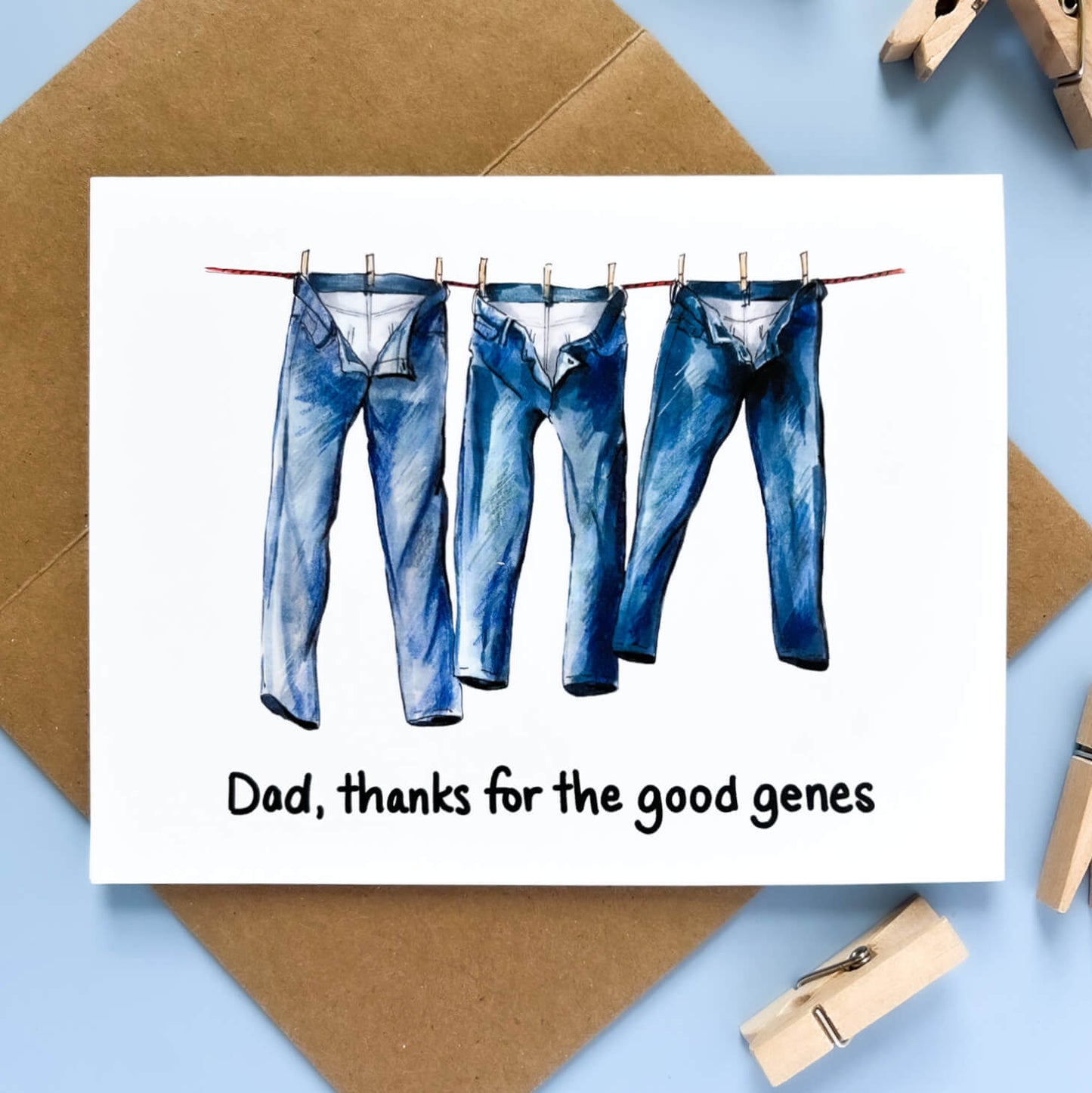 Good Genes Dad | Father's Day Card
