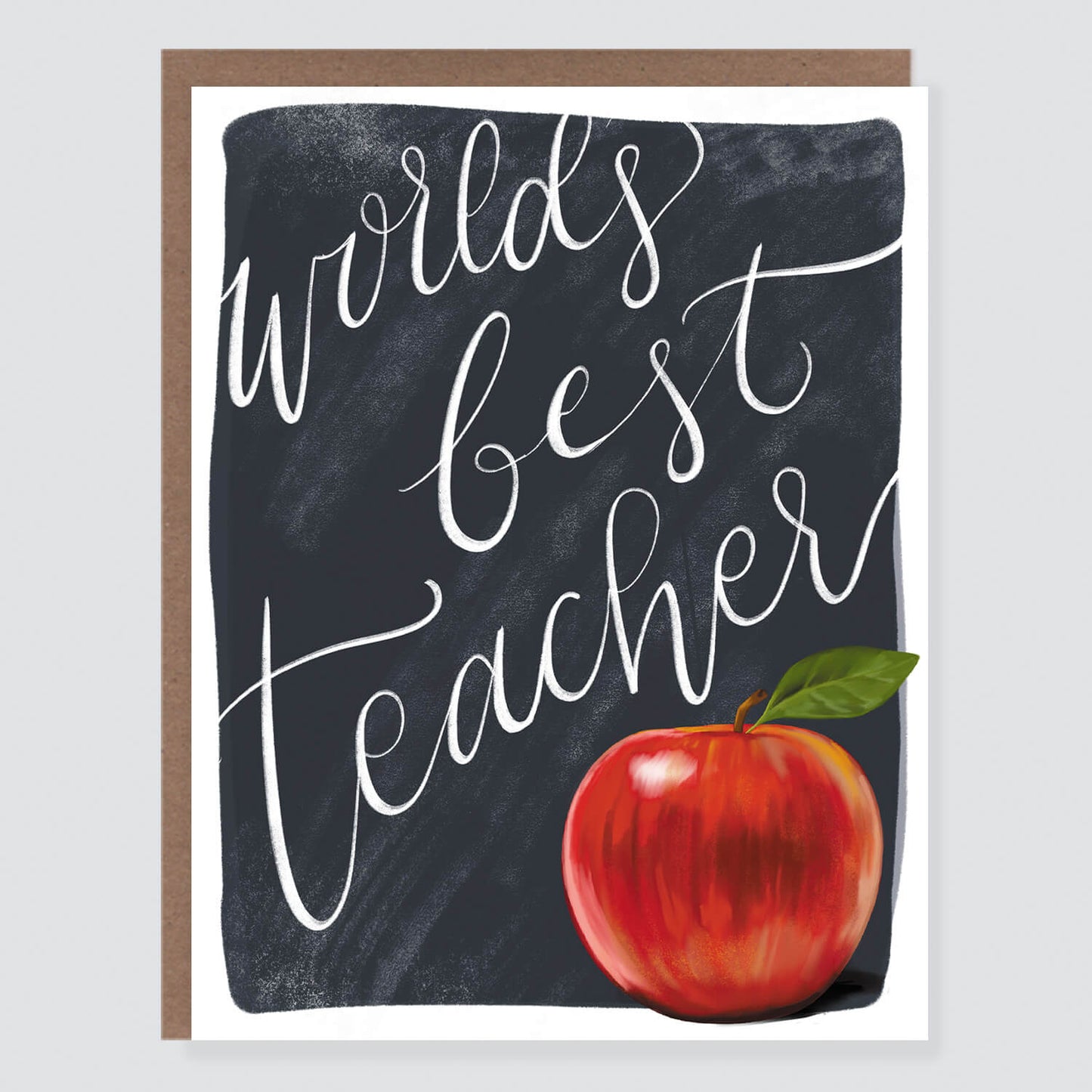 Apple and Chalkboard | Teacher Card - Case of 6