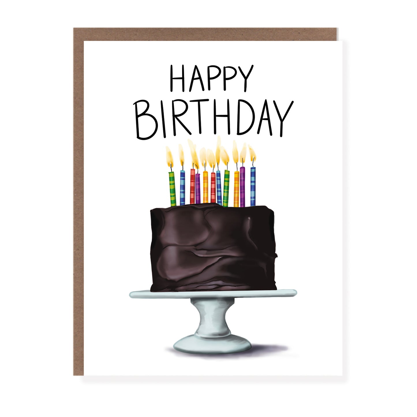 Chocolate Cake Birthday Card - Case of 6