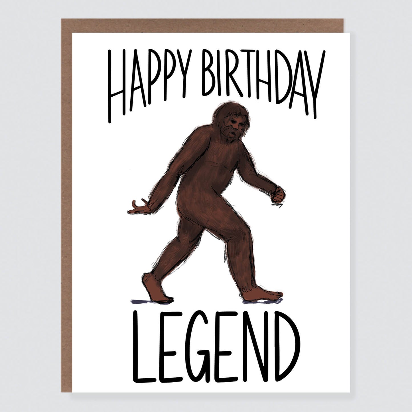 Bigfoot Legend Birthday Card - Case of 6