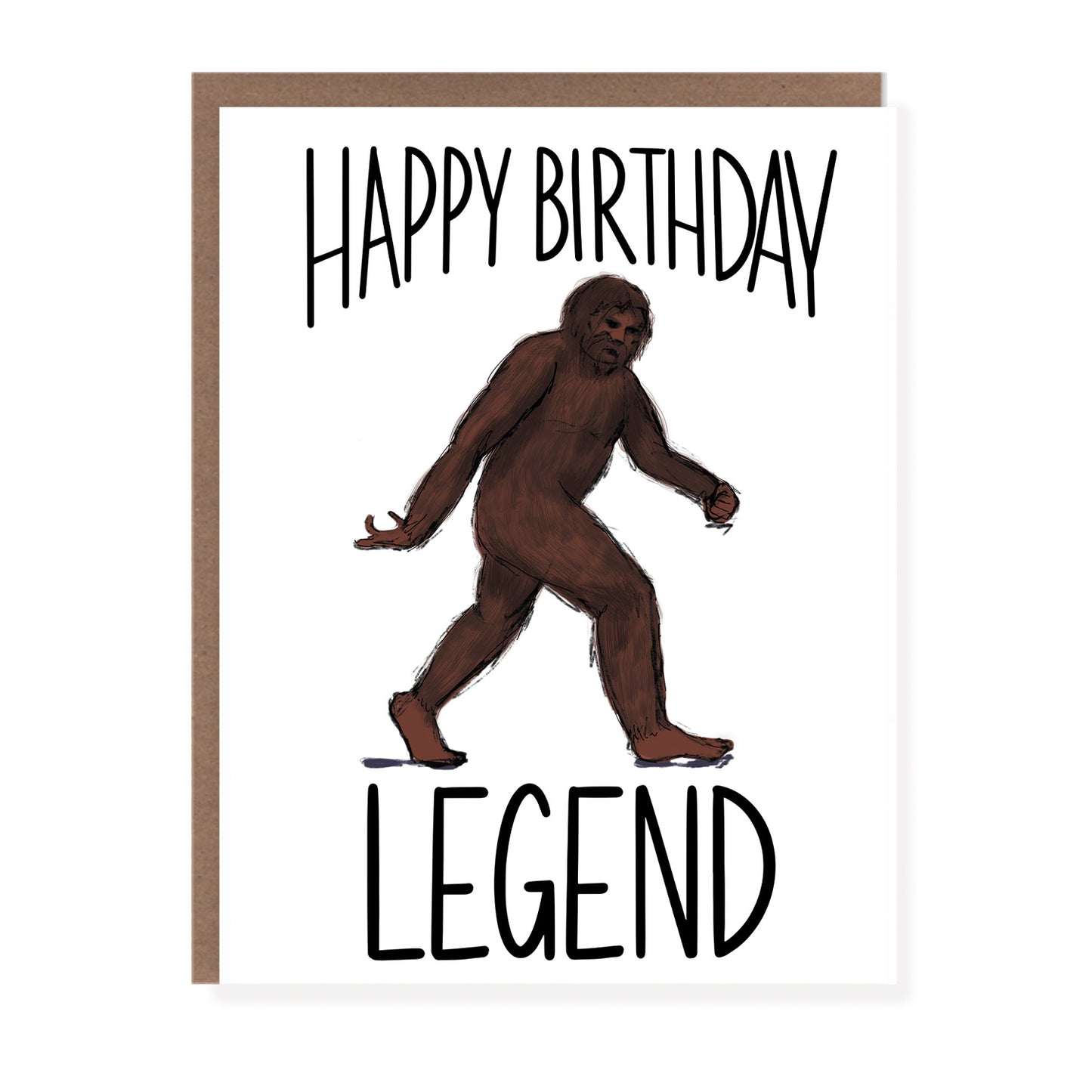 Bigfoot Legend Birthday Card - Case of 6
