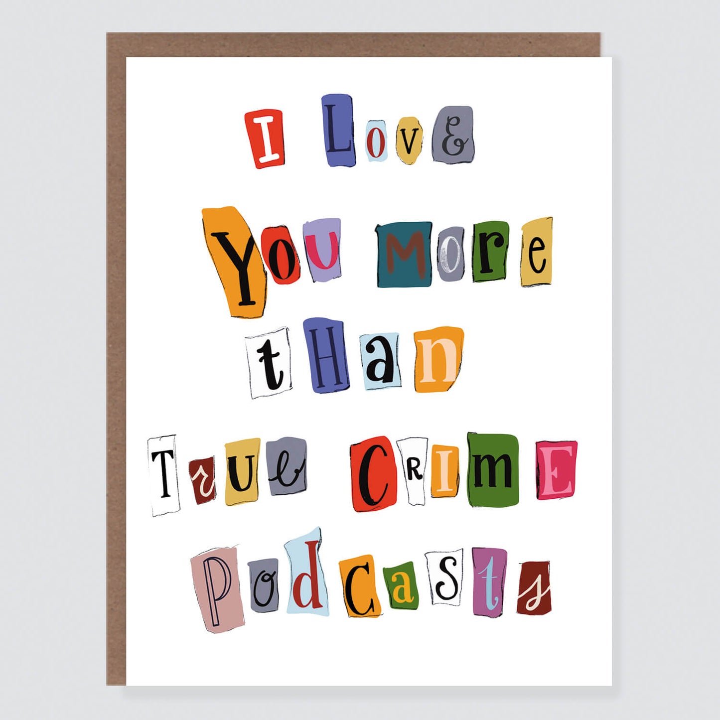 More Than True Crime | Love and Friendship Card - Case of 6