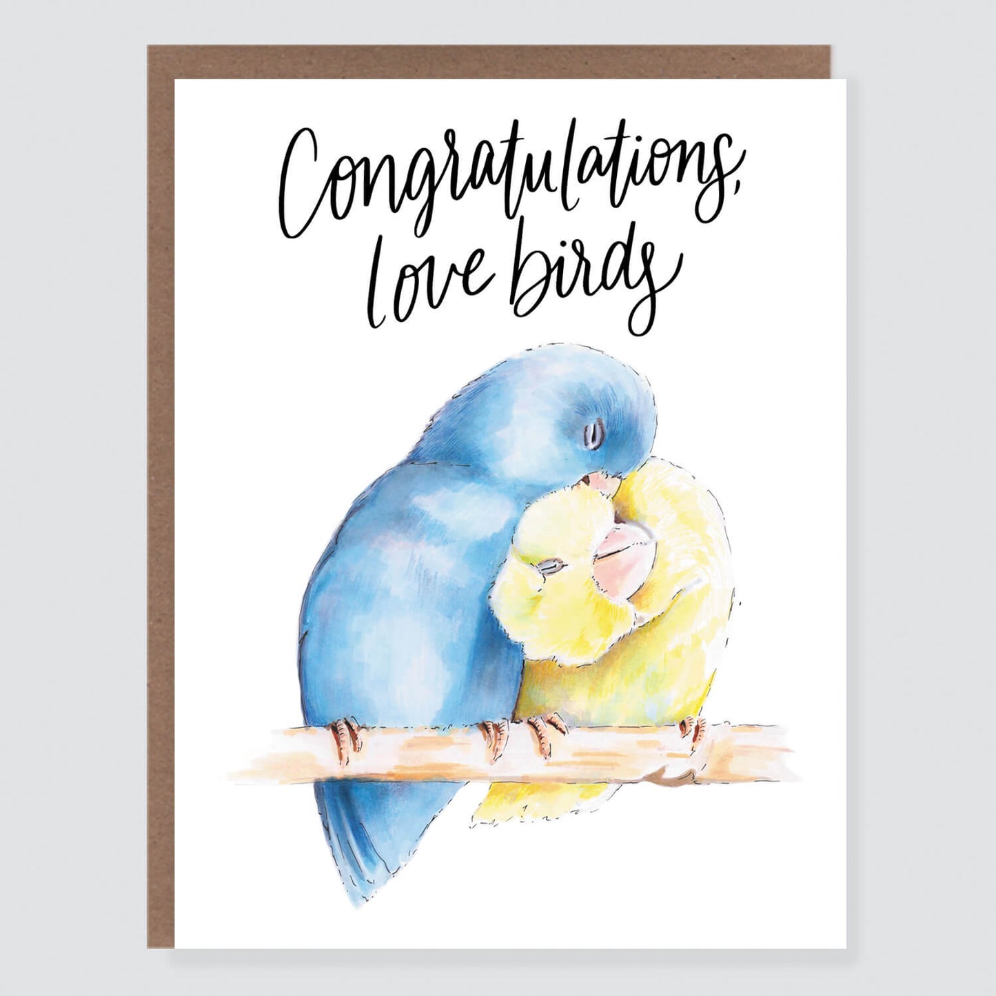 Love Birds Wedding Card - Case of 6