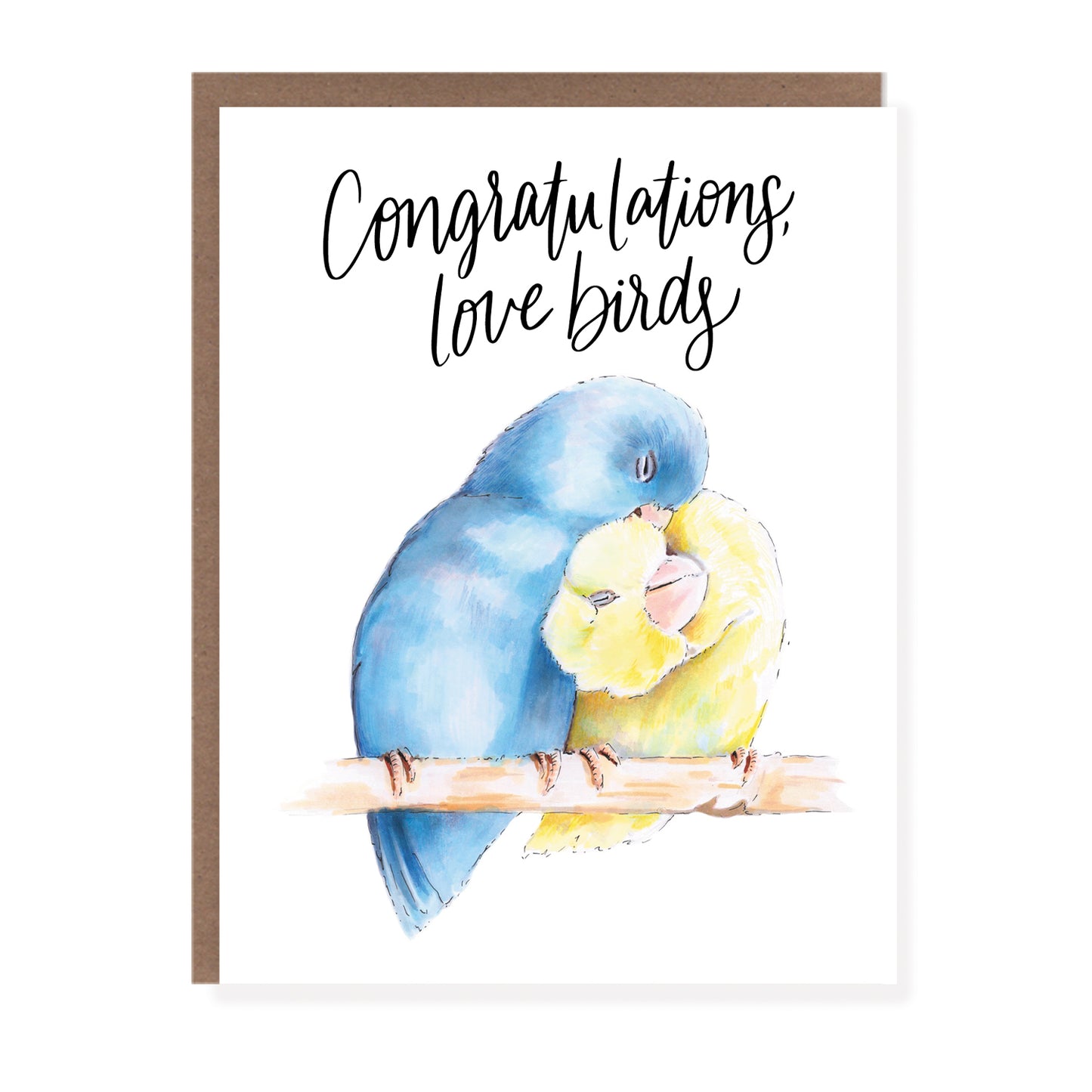 Love Birds Wedding Card - Case of 6