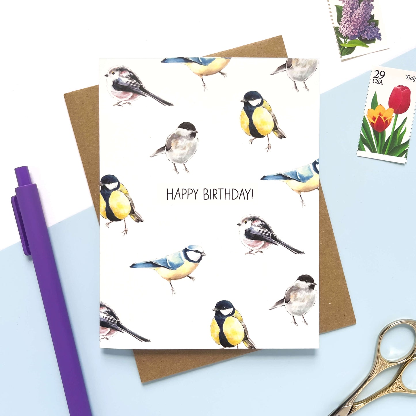 Birds Birthday Card