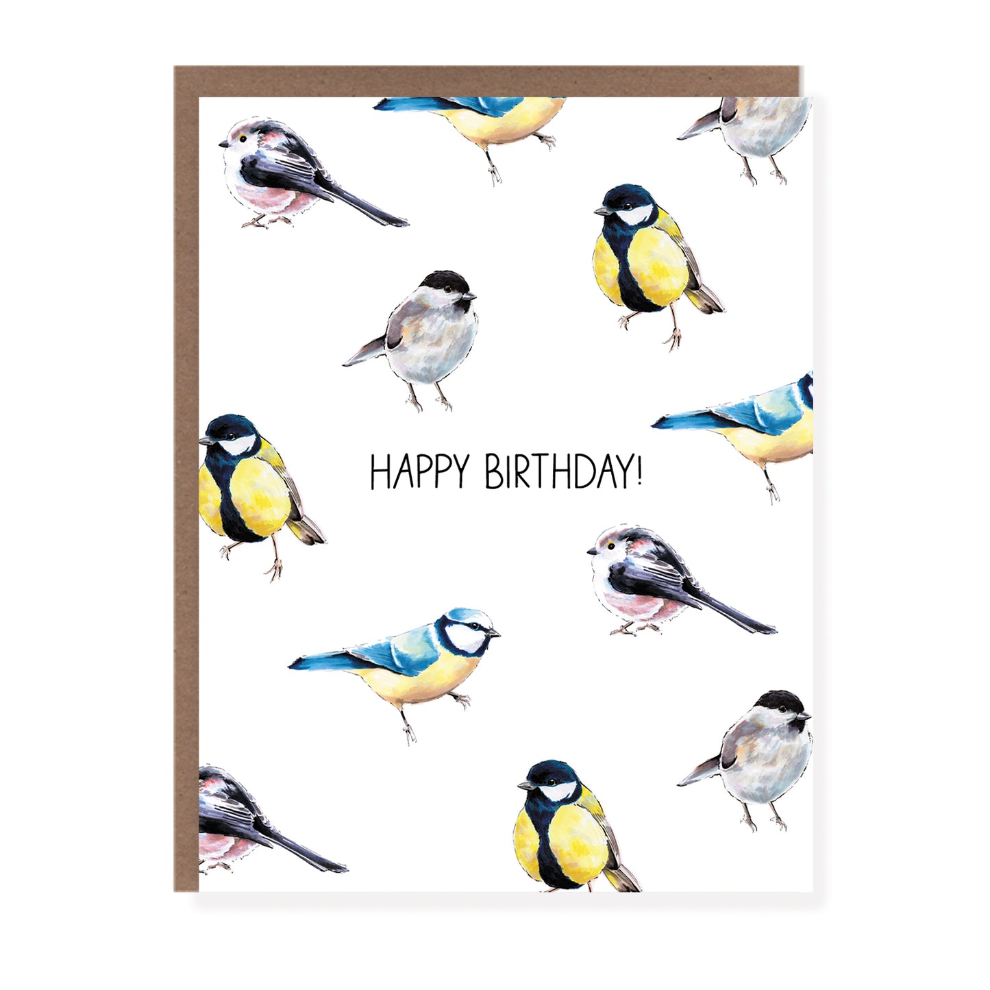 Birds Birthday Card - Case of 6