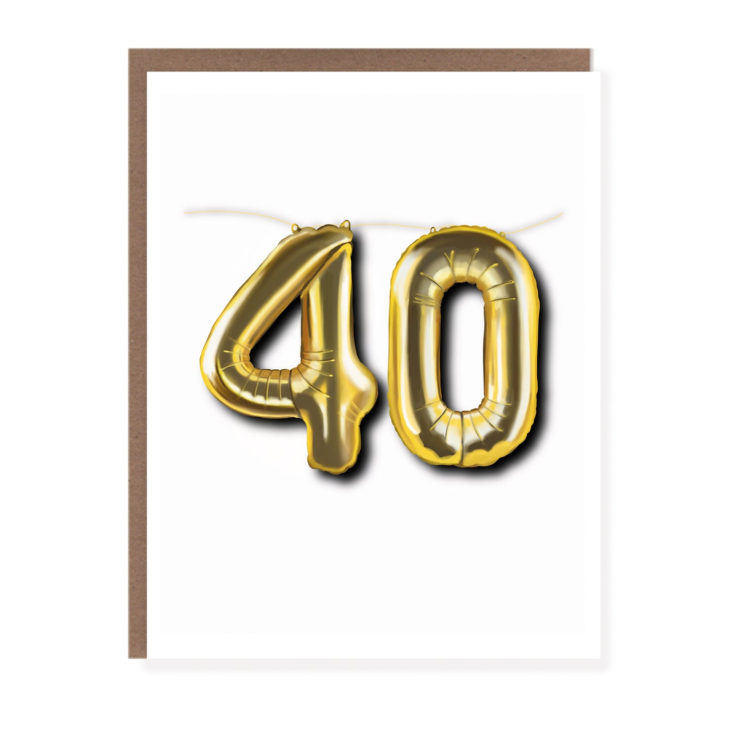 40 Balloon | Milestone Birthday Card - Case of 6