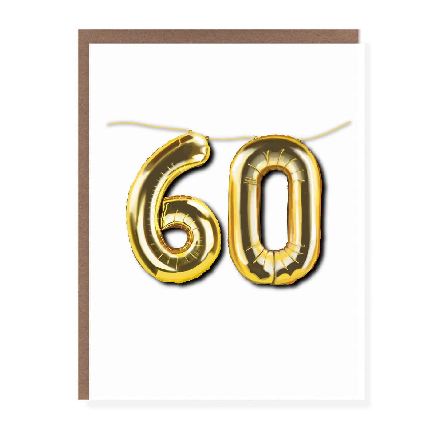 60 Balloon | Milestone Birthday Card - Case of 6