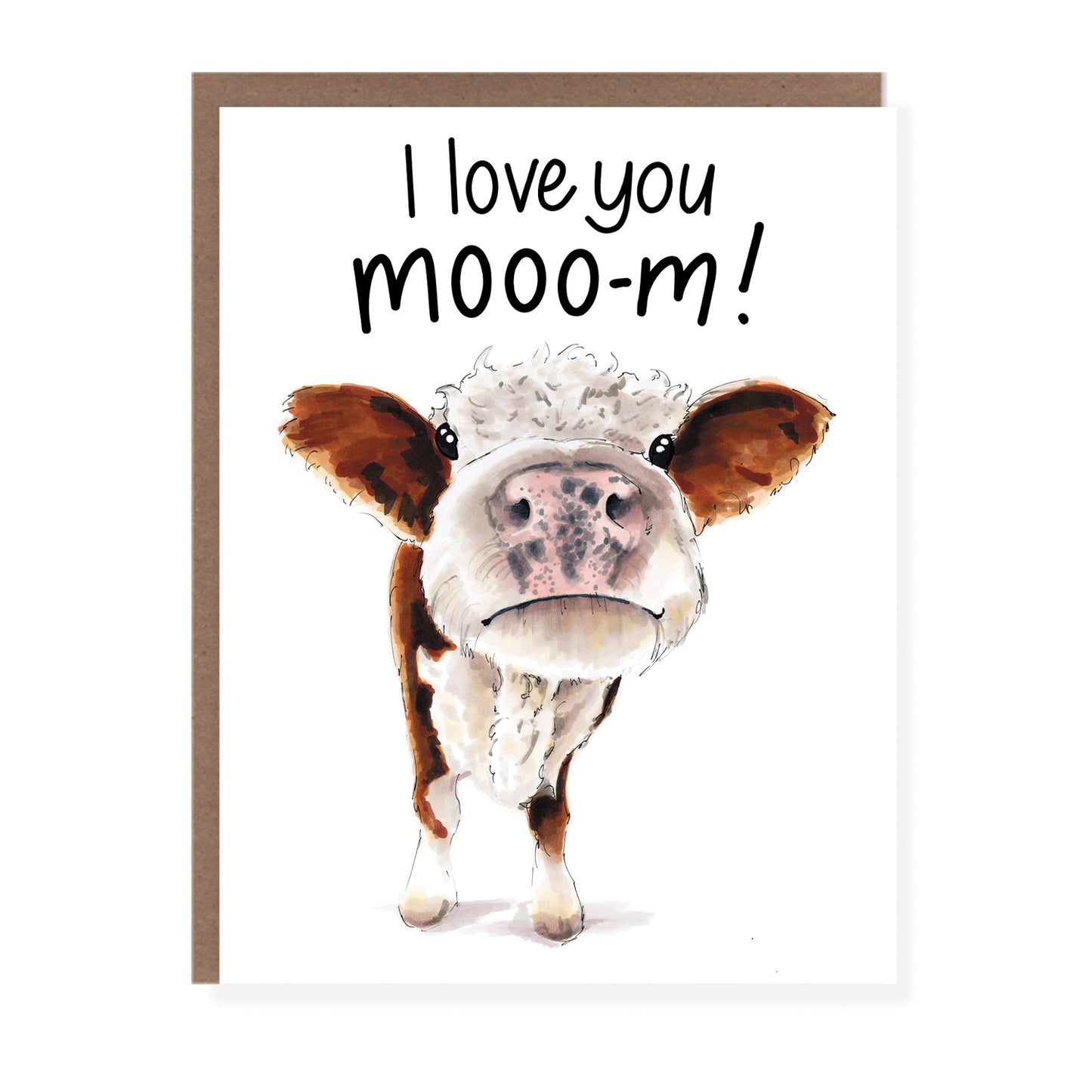 Love You Moo-m Cow | Mother's Day Card - Case of 6