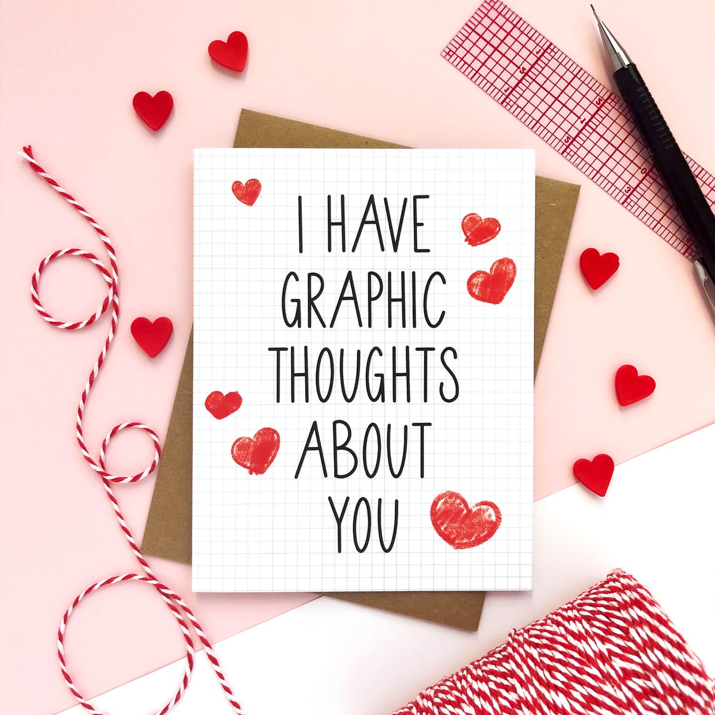 Graphic Thoughts | Spicy Love Card - Case of 6