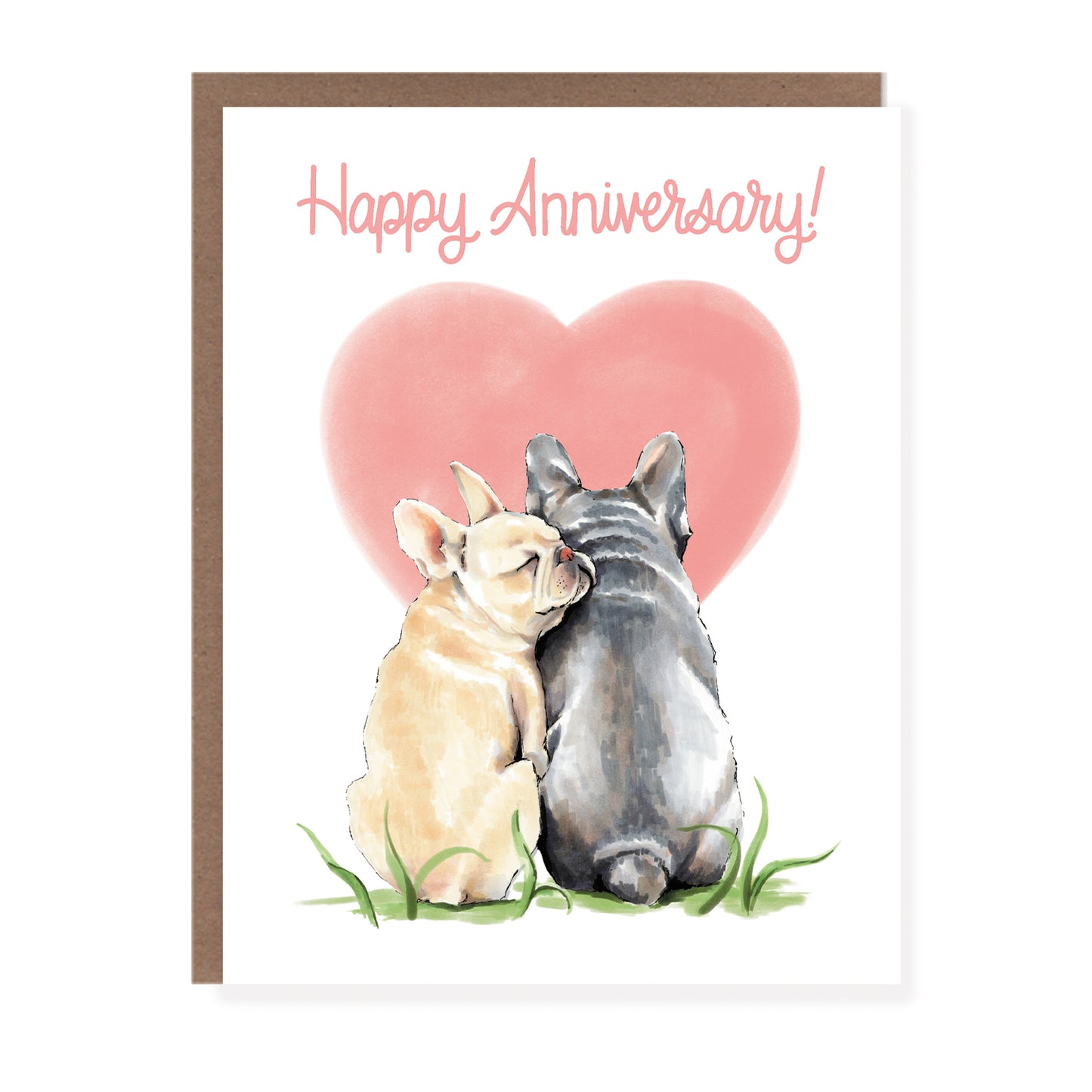 Puppy Love Anniversary Card - Case of 6