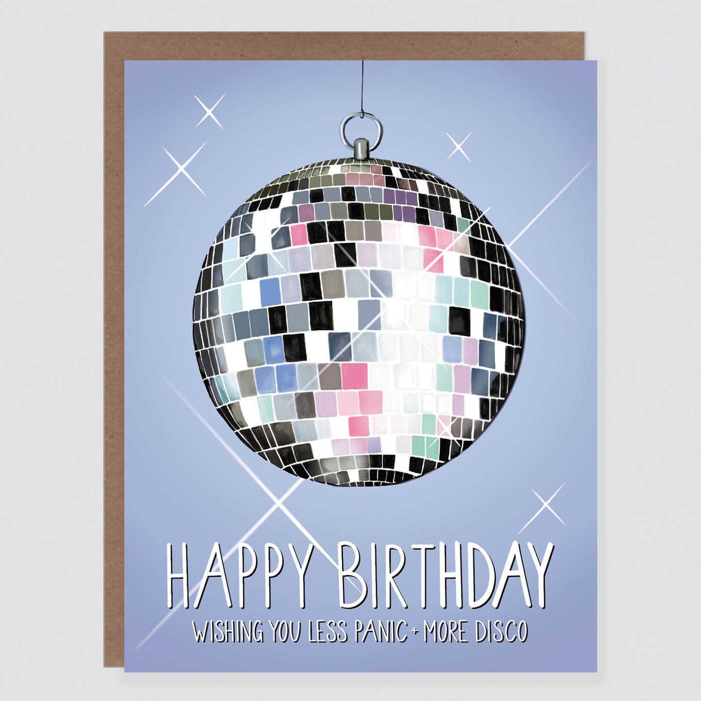 All Panic No Disco Ball | Funny Birthday Card - Case of 6