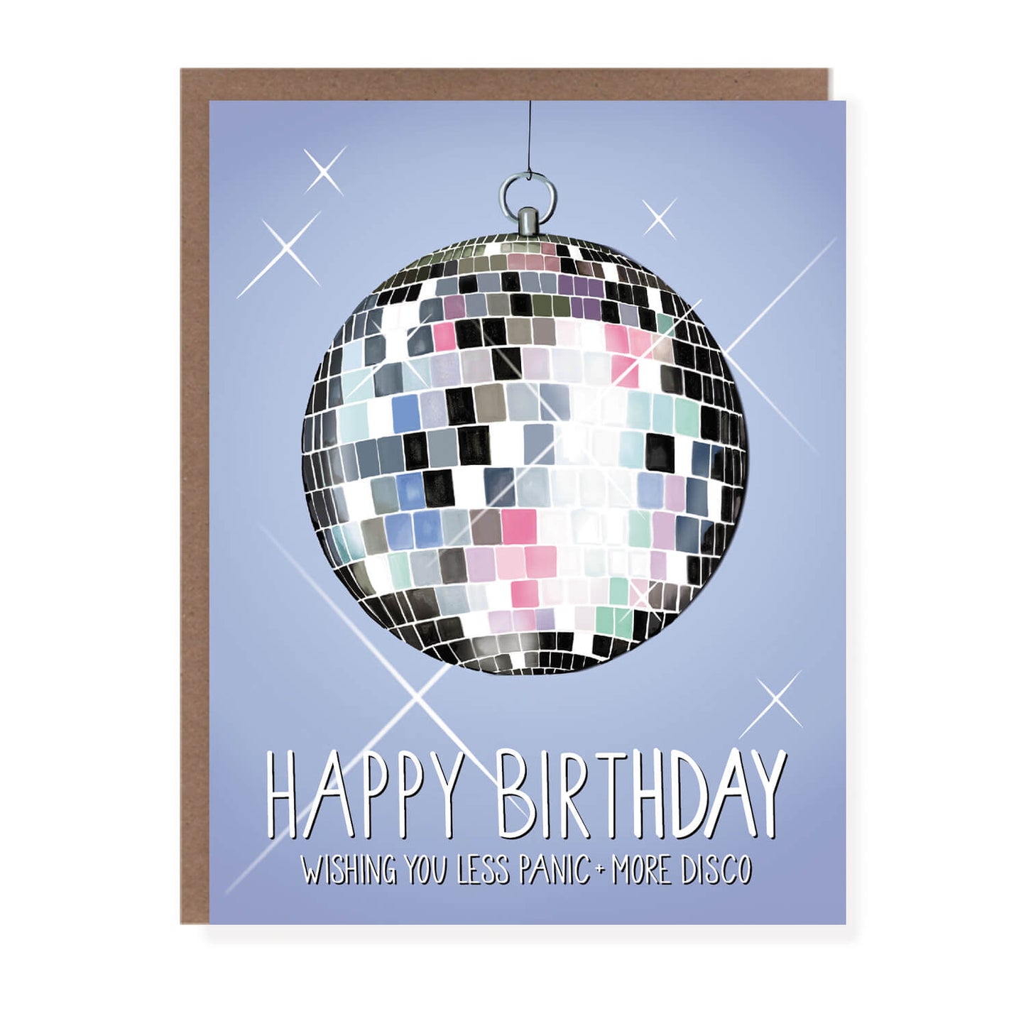 All Panic No Disco Ball | Funny Birthday Card - Case of 6