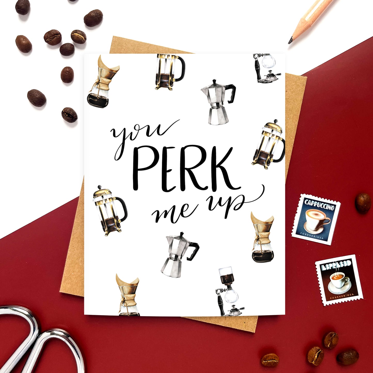Perk Me Up Coffee | Encouragement Card