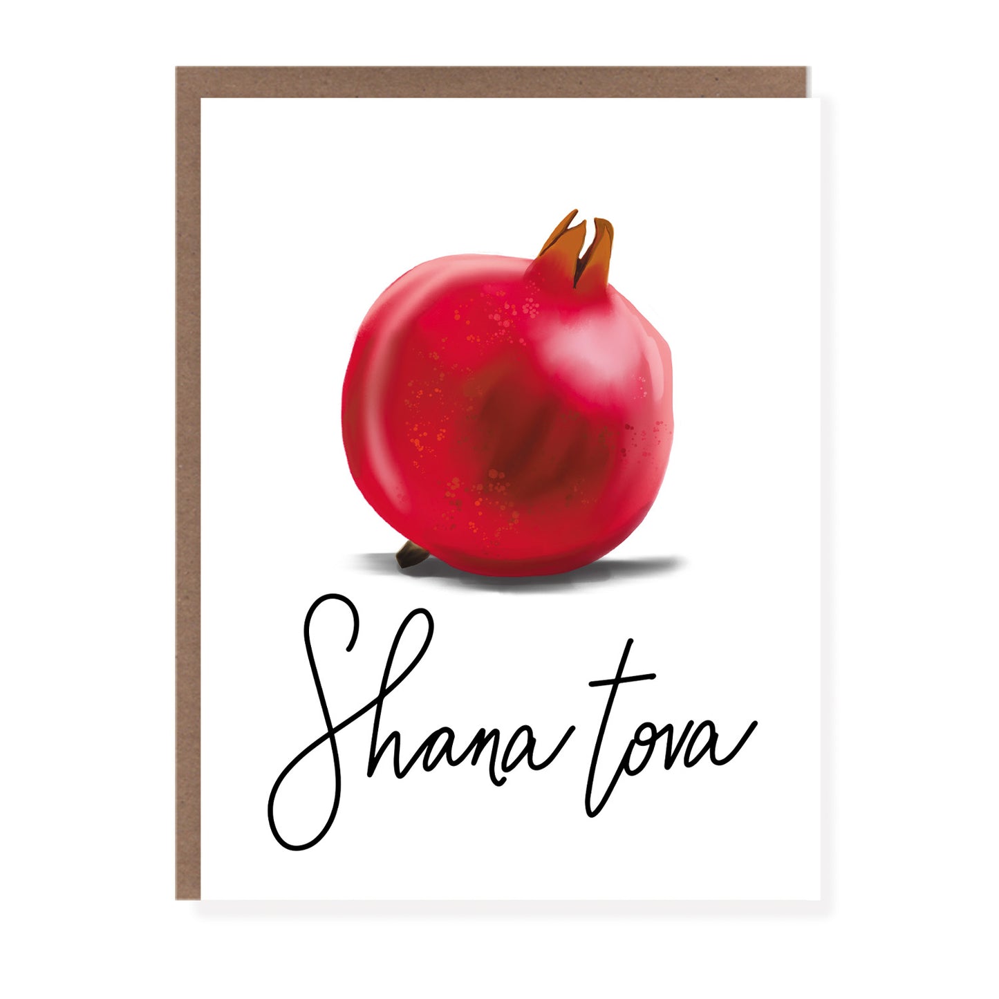 Shana Tova Pomegranate | Rosh Hashanah Jewish New Year Card - Case of 6