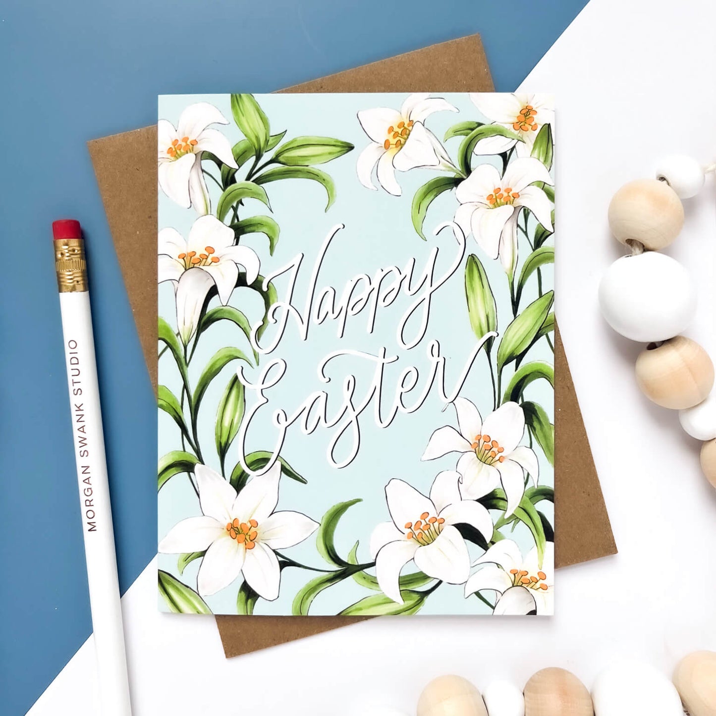 Lilies Easter Card