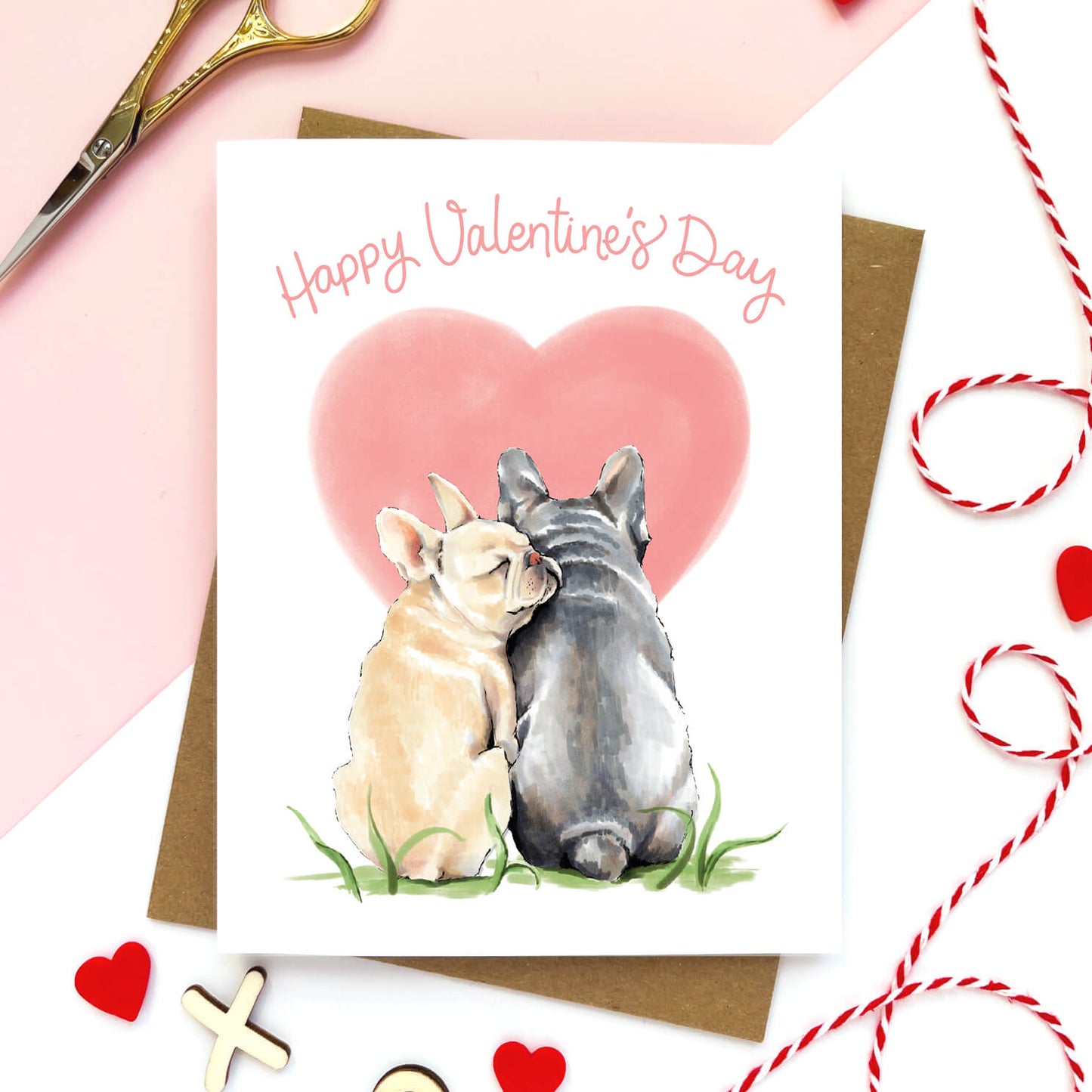 Puppy Love Valentine's Day Card