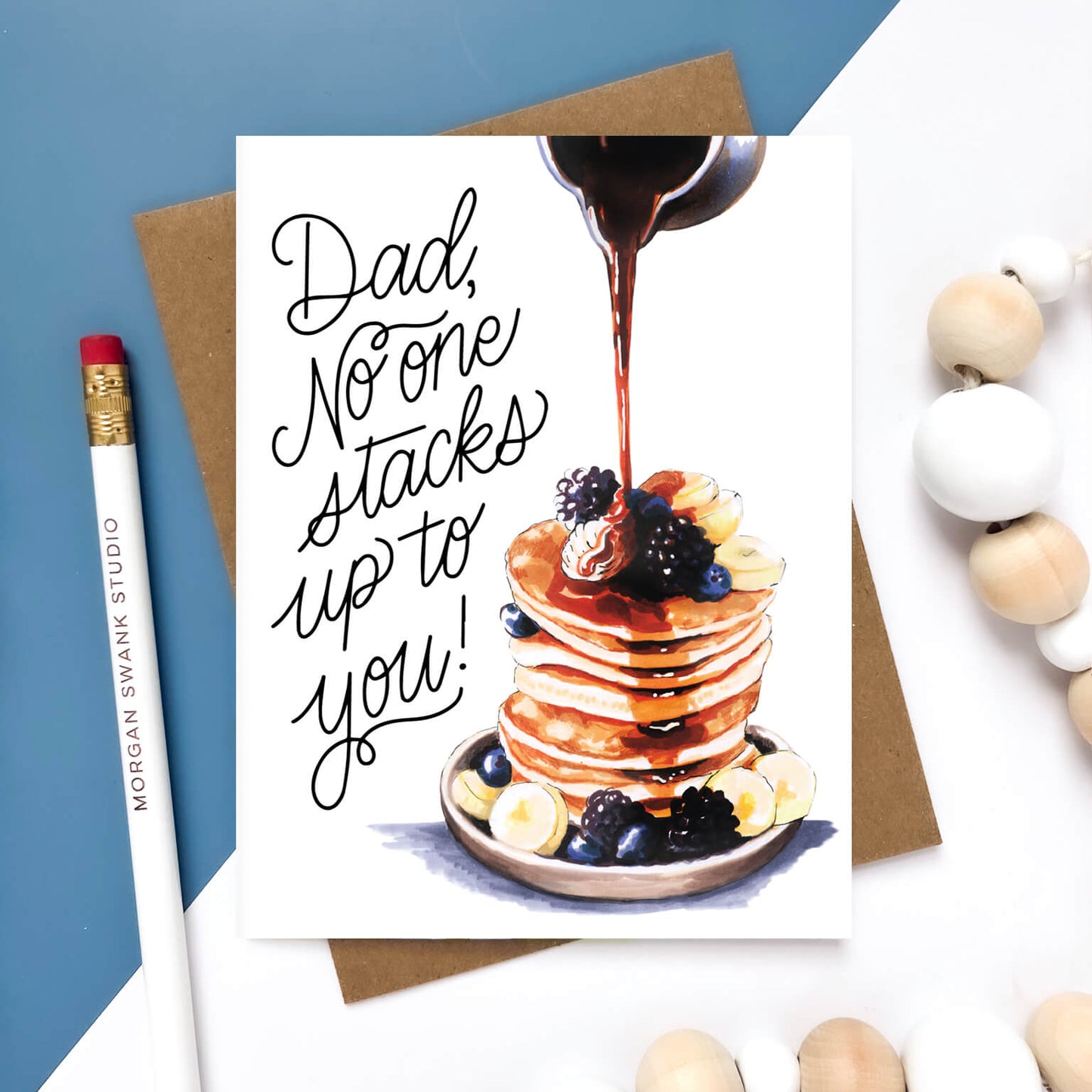 Pancake Stacks Father's Day Card