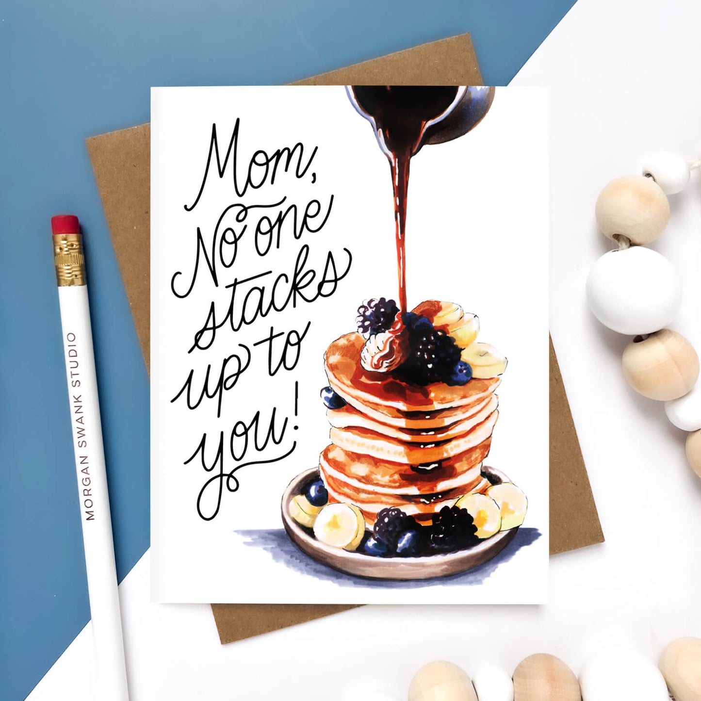 Pancake Stacks Mother's Day Card