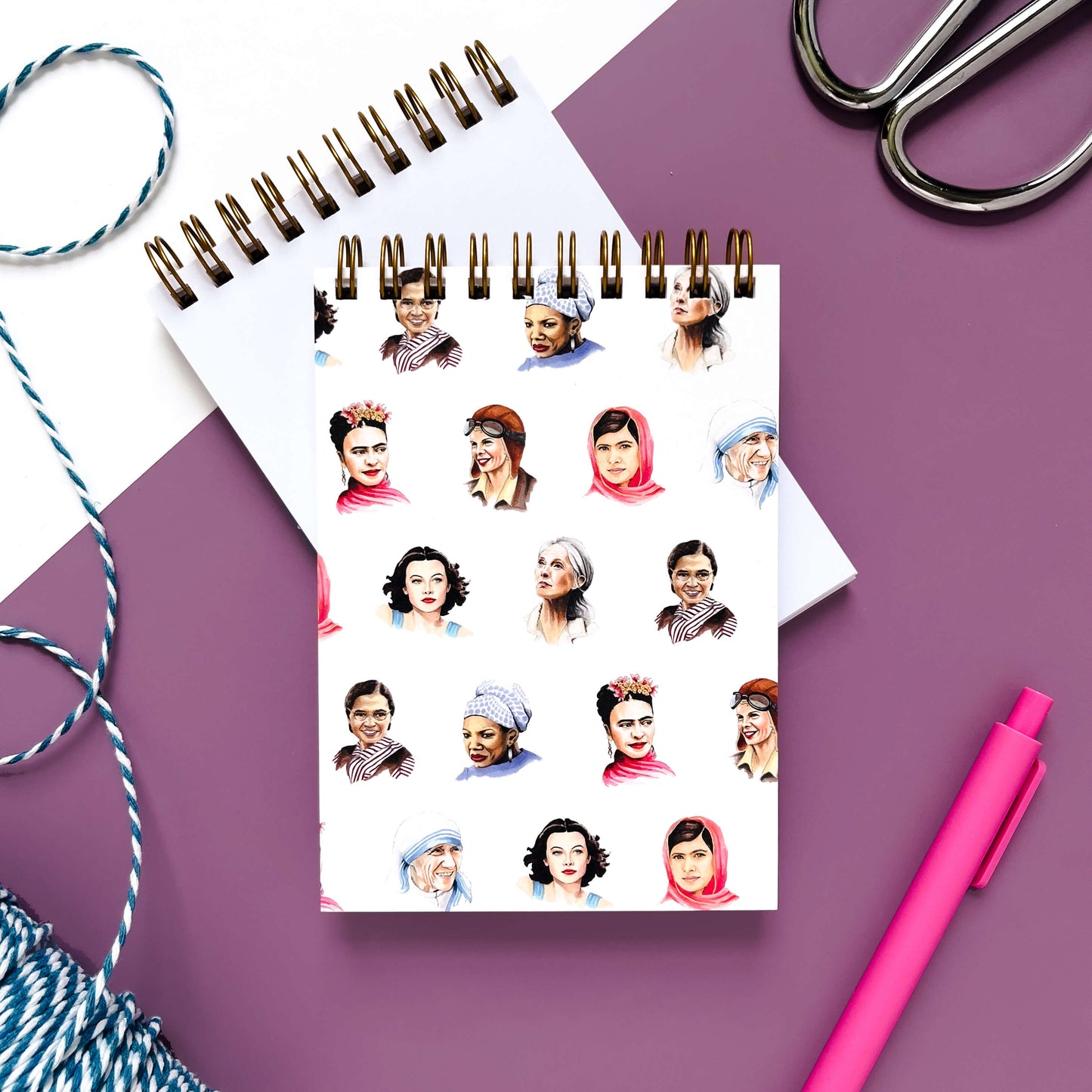 Famous Women Mini Notebook - Case of 4
