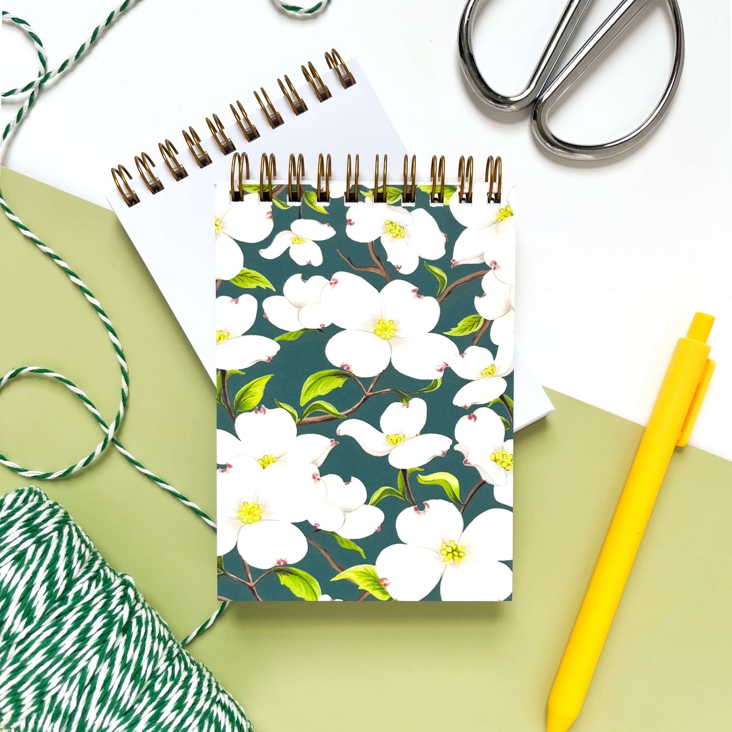 Dogwood Floral Mini Notebook - Case of 4