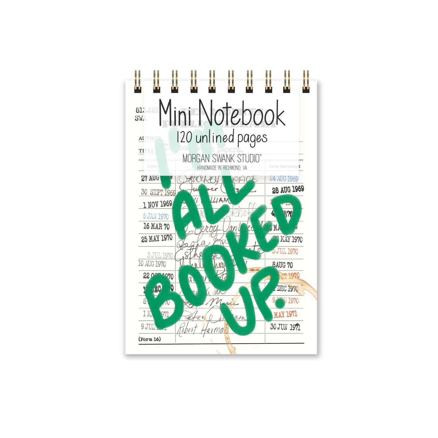 All Booked Up Mini Notebook - Case of 4