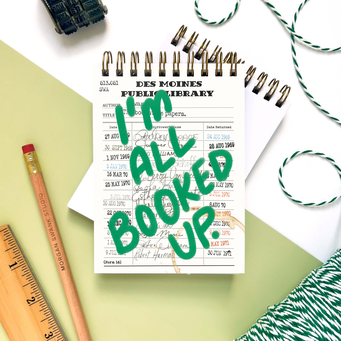 All Booked Up Mini Notebook - Case of 4