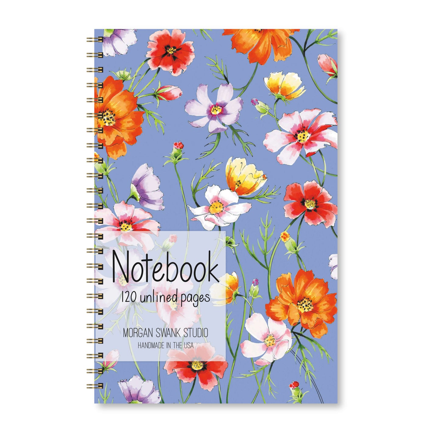 Cosmos Flower Notebook