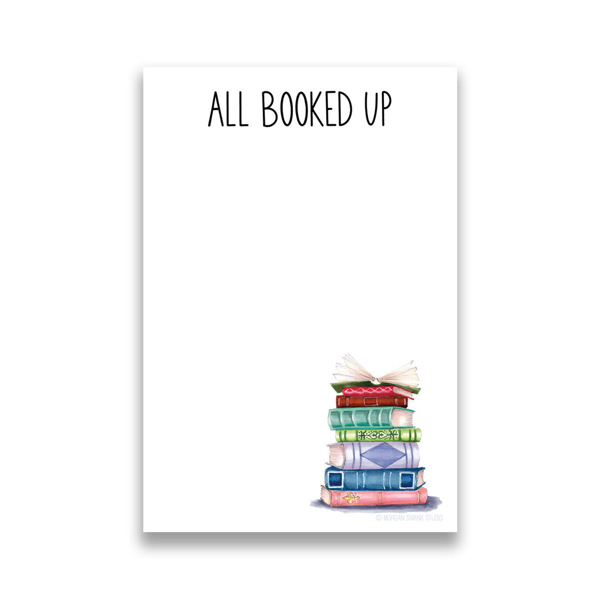 Booked Up Book Notepad - Case of 4