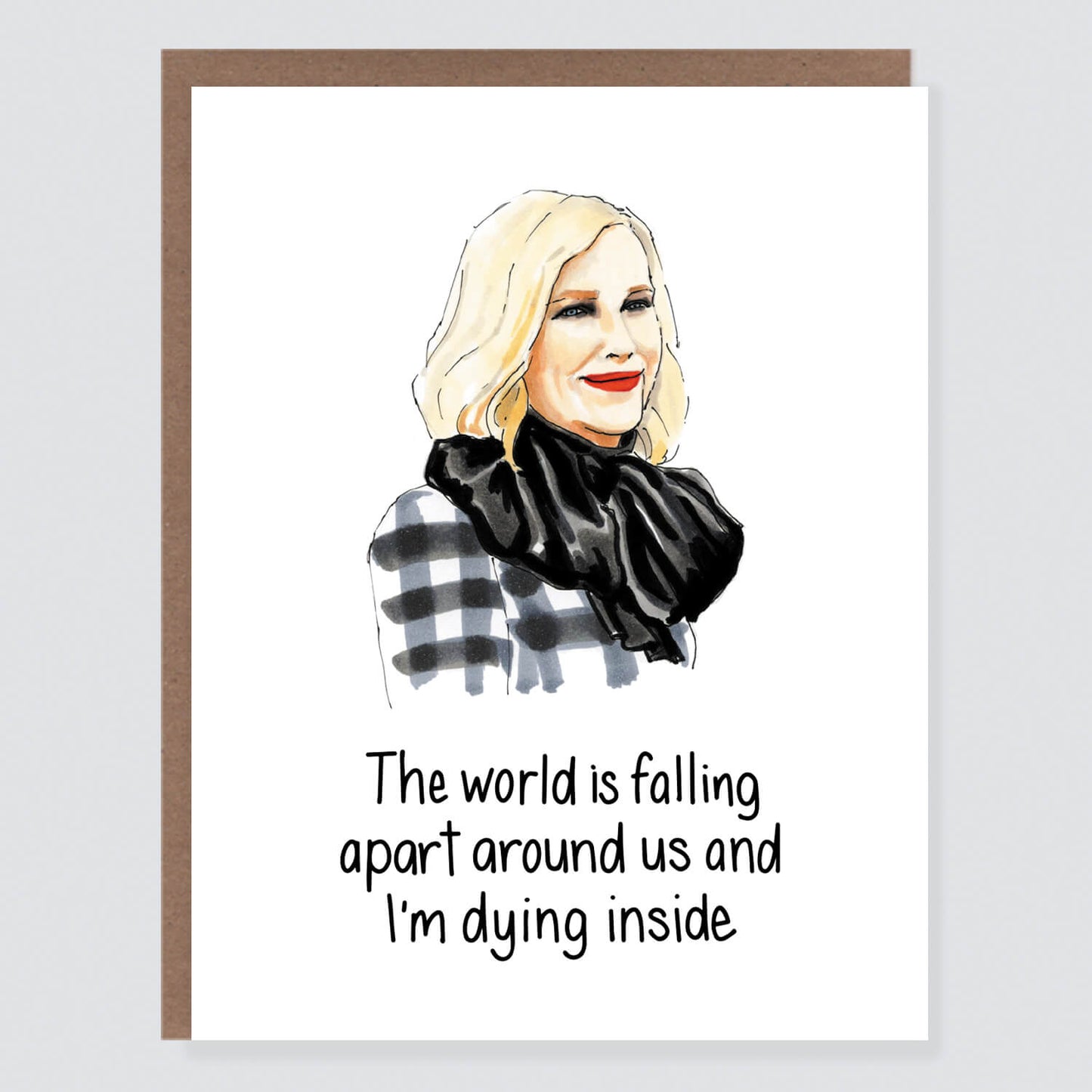 Dying Inside Moira | Encouragement Card