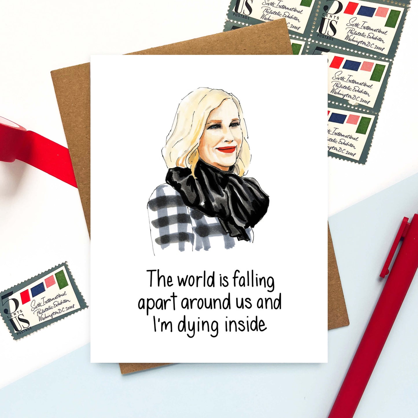 Dying Inside Moira | Encouragement Card - Case of 6