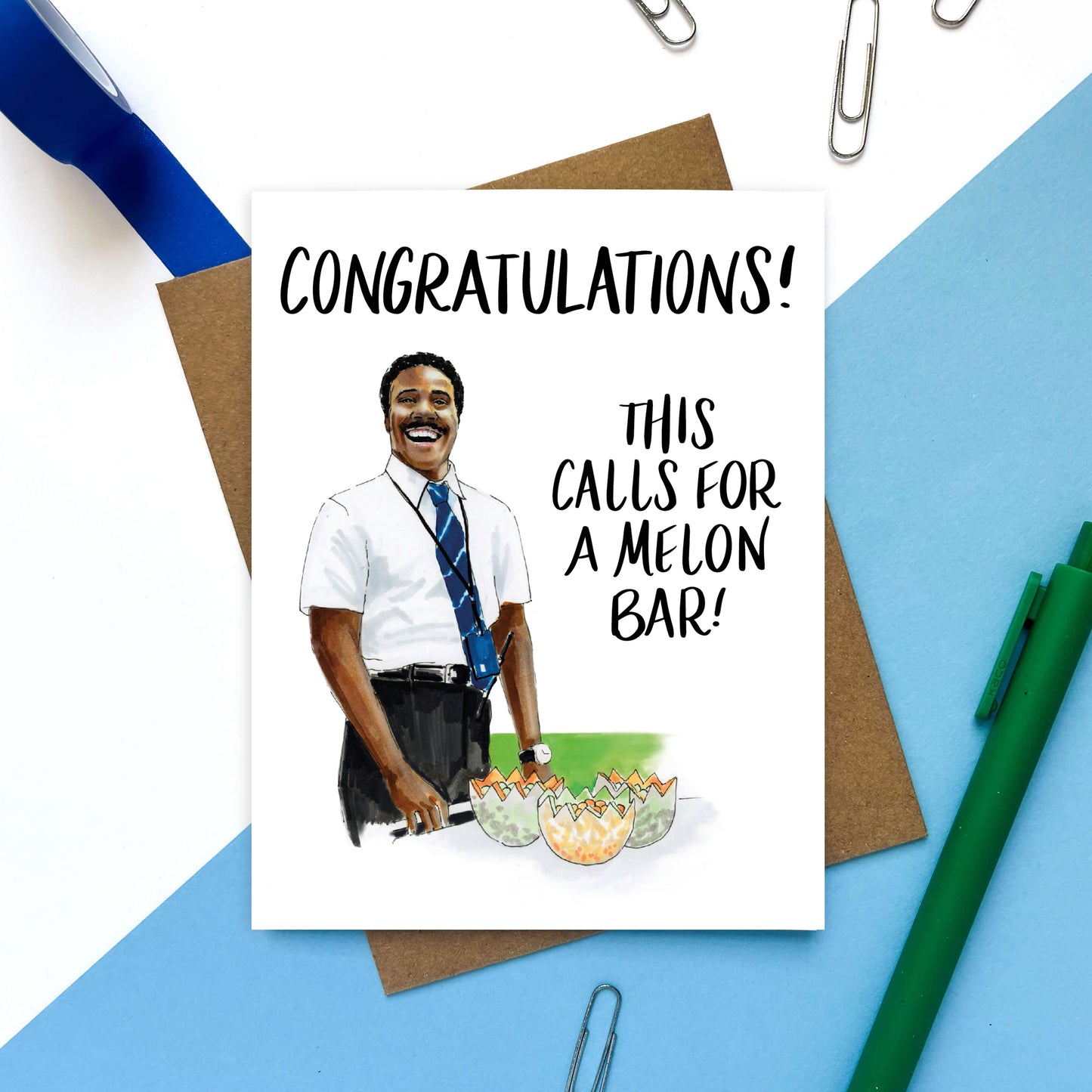 Milchick Melon Bar Severed | Congratulations Card
