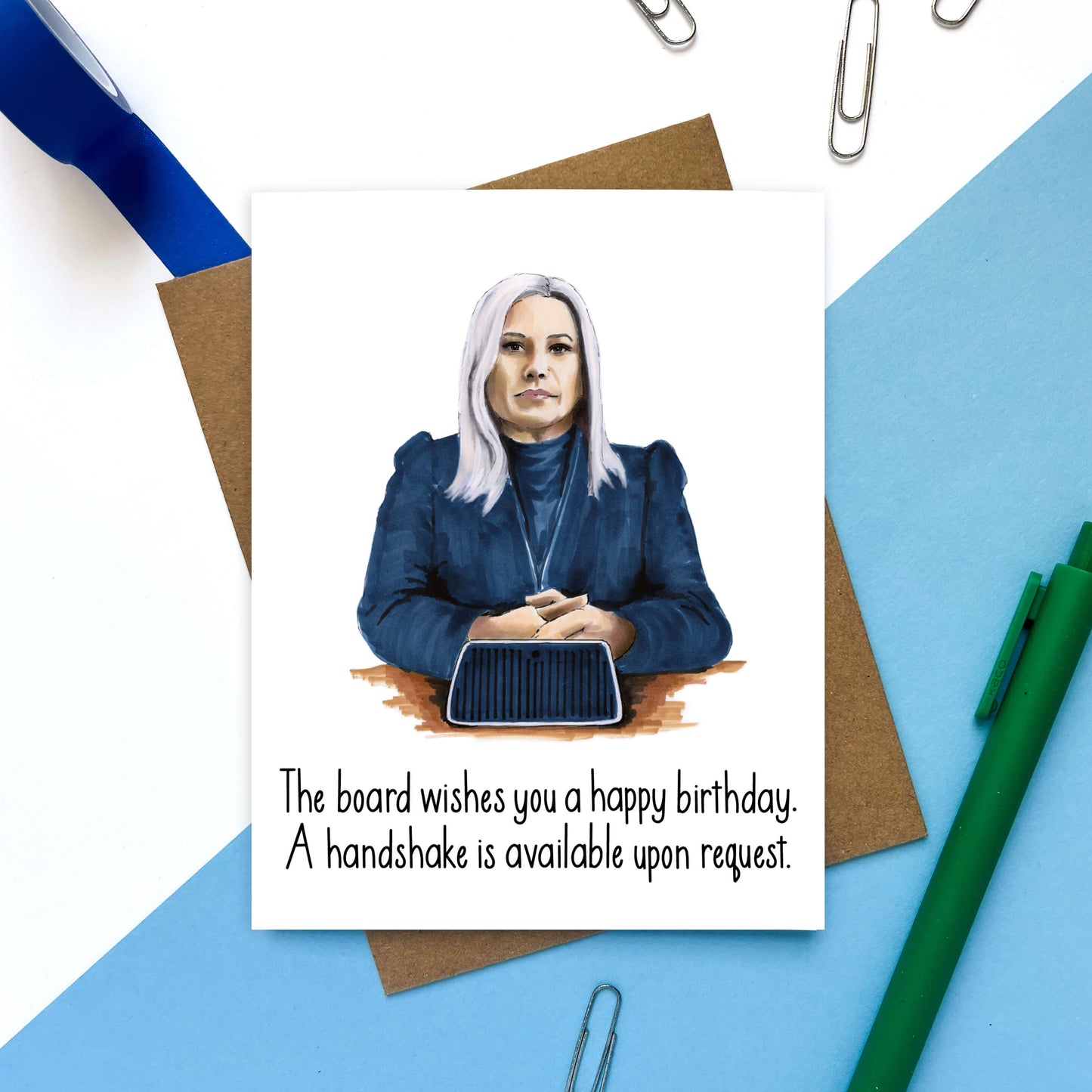 Cobel Handshake Severed | Birthday Card