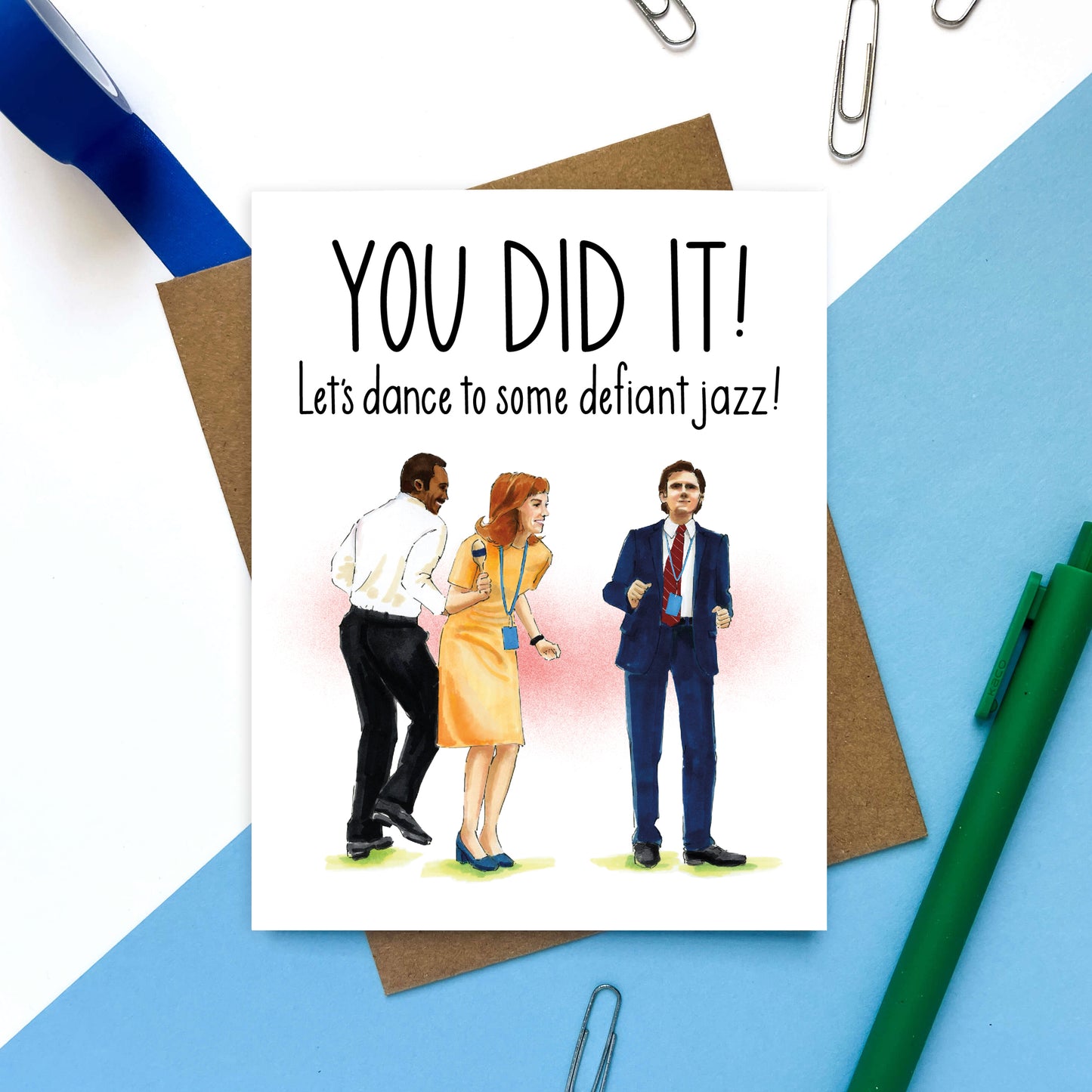 Defiant Jazz Severed | Congratulations Card