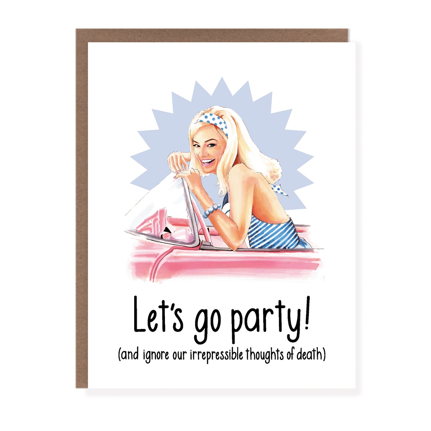 Let's Go Party Birthday Card - Case of 6