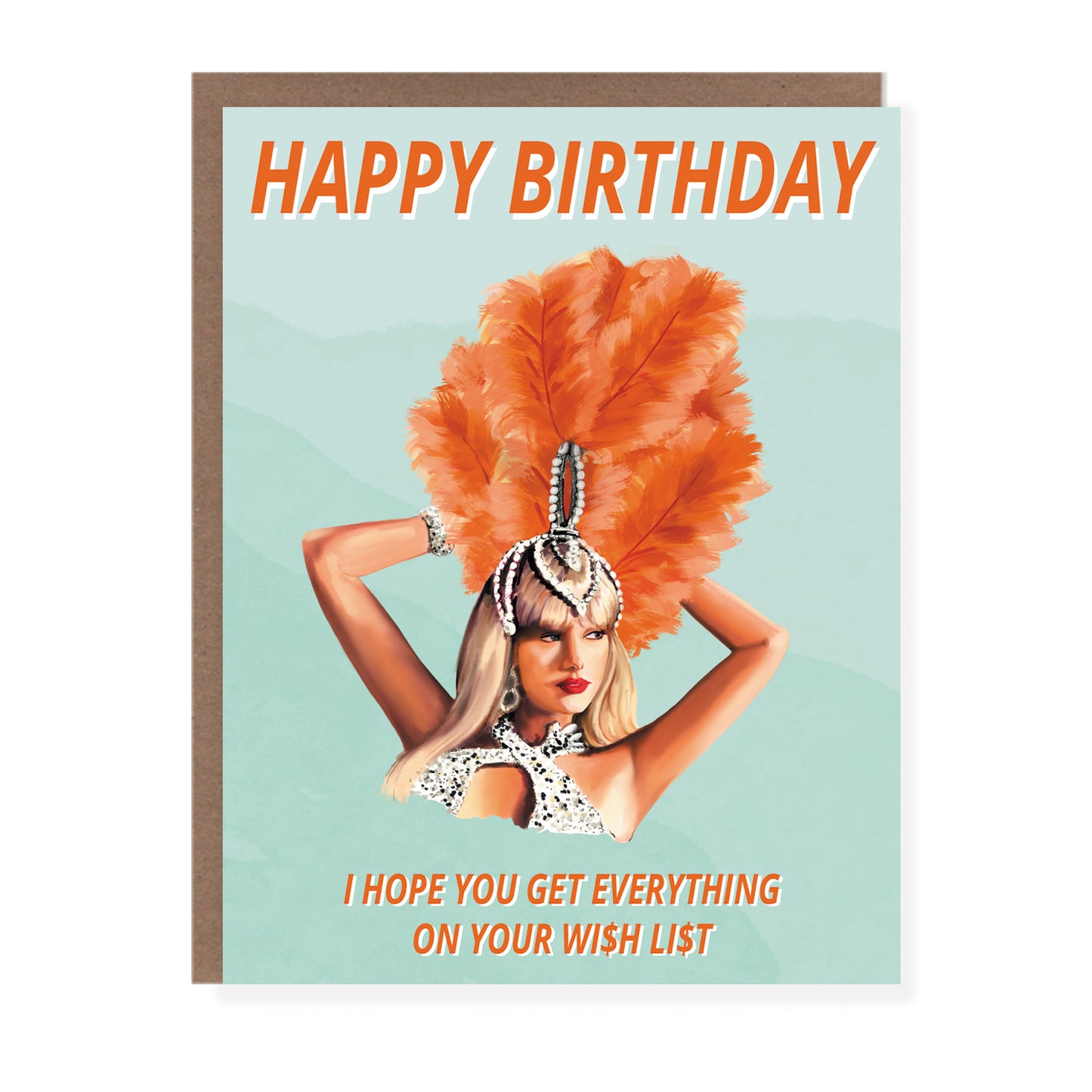 Taylor Showgirl Birthday Card - Case of 6