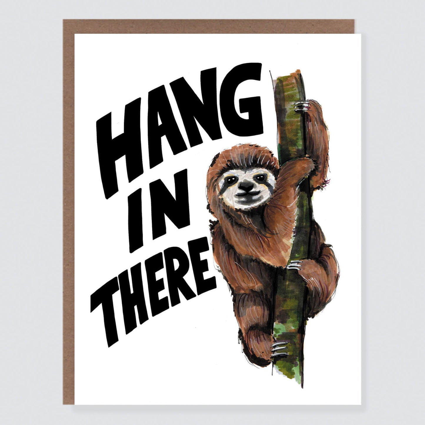Hang In There Sloth | Encouragement Card - Case of 6