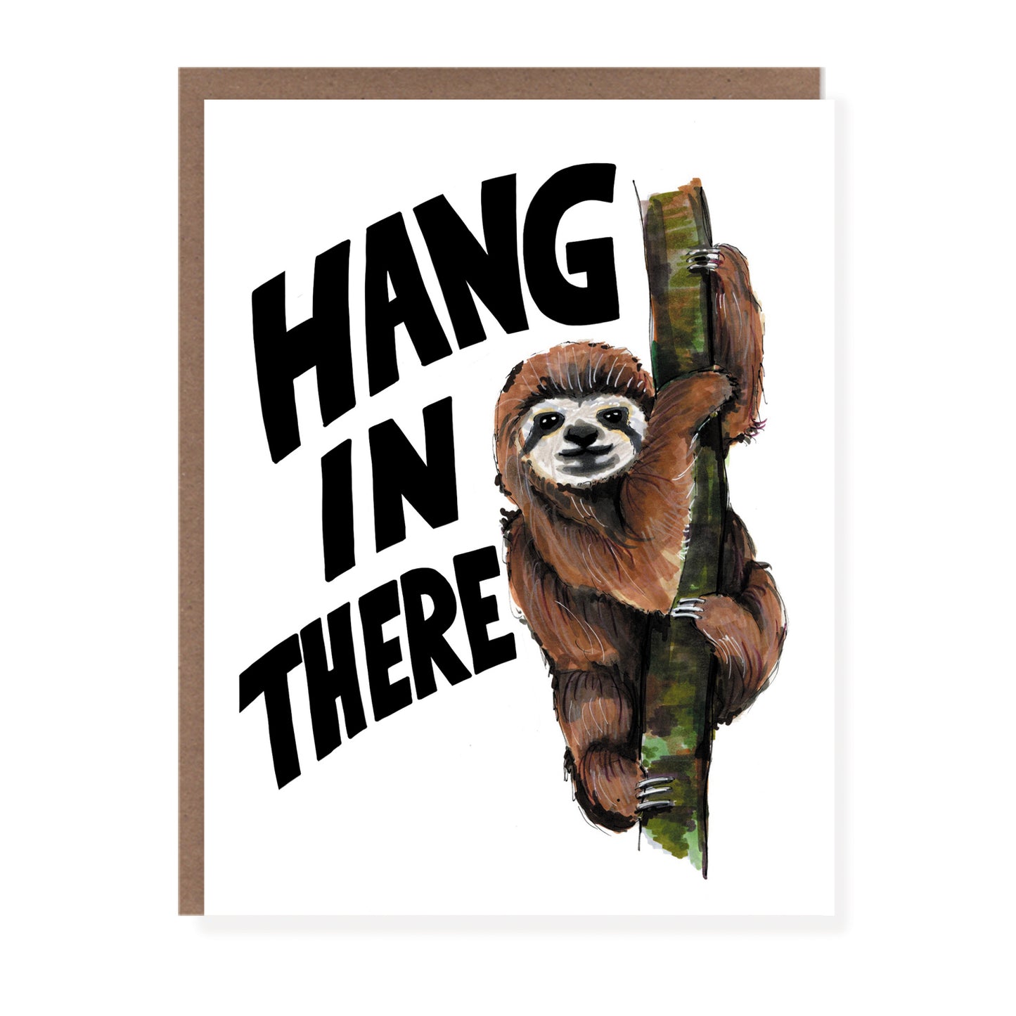 Hang In There Sloth | Encouragement Card - Case of 6