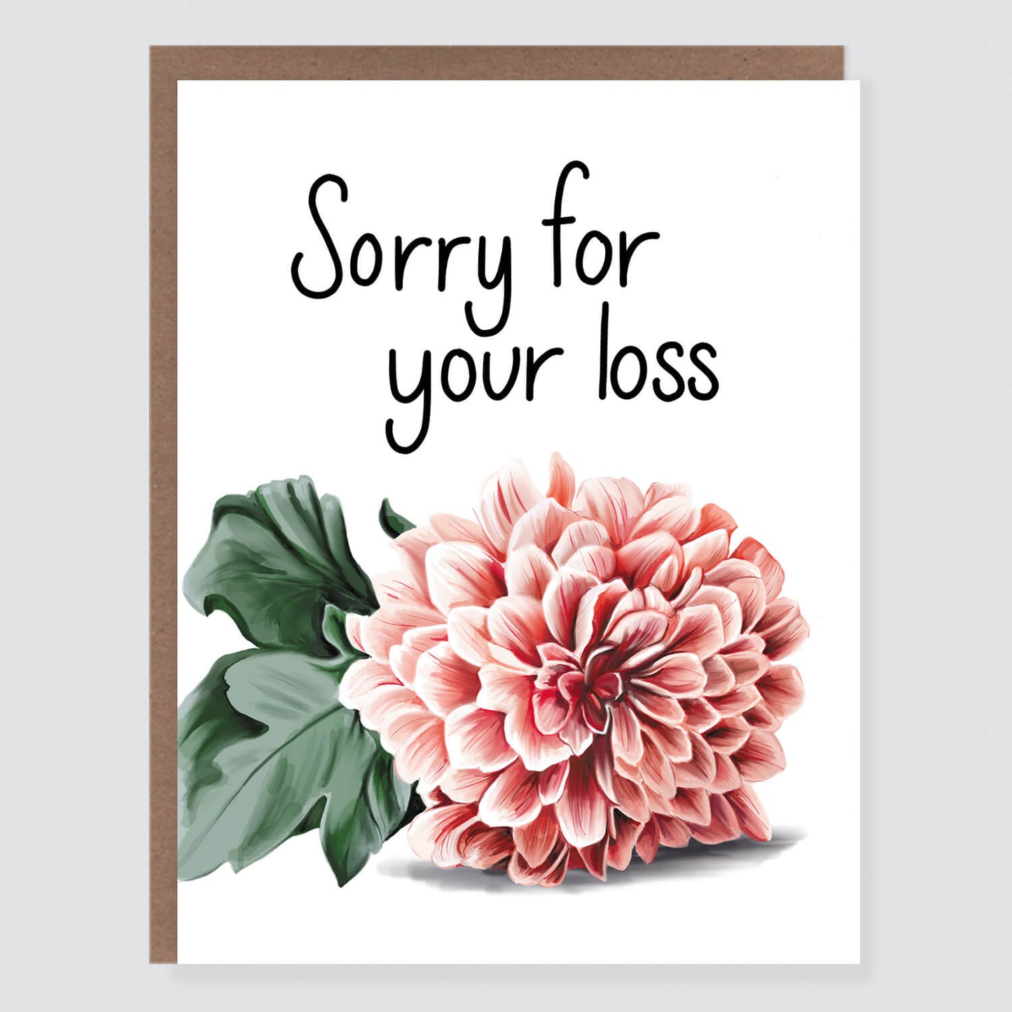 Loss Flower Sympathy Card - Case of 6