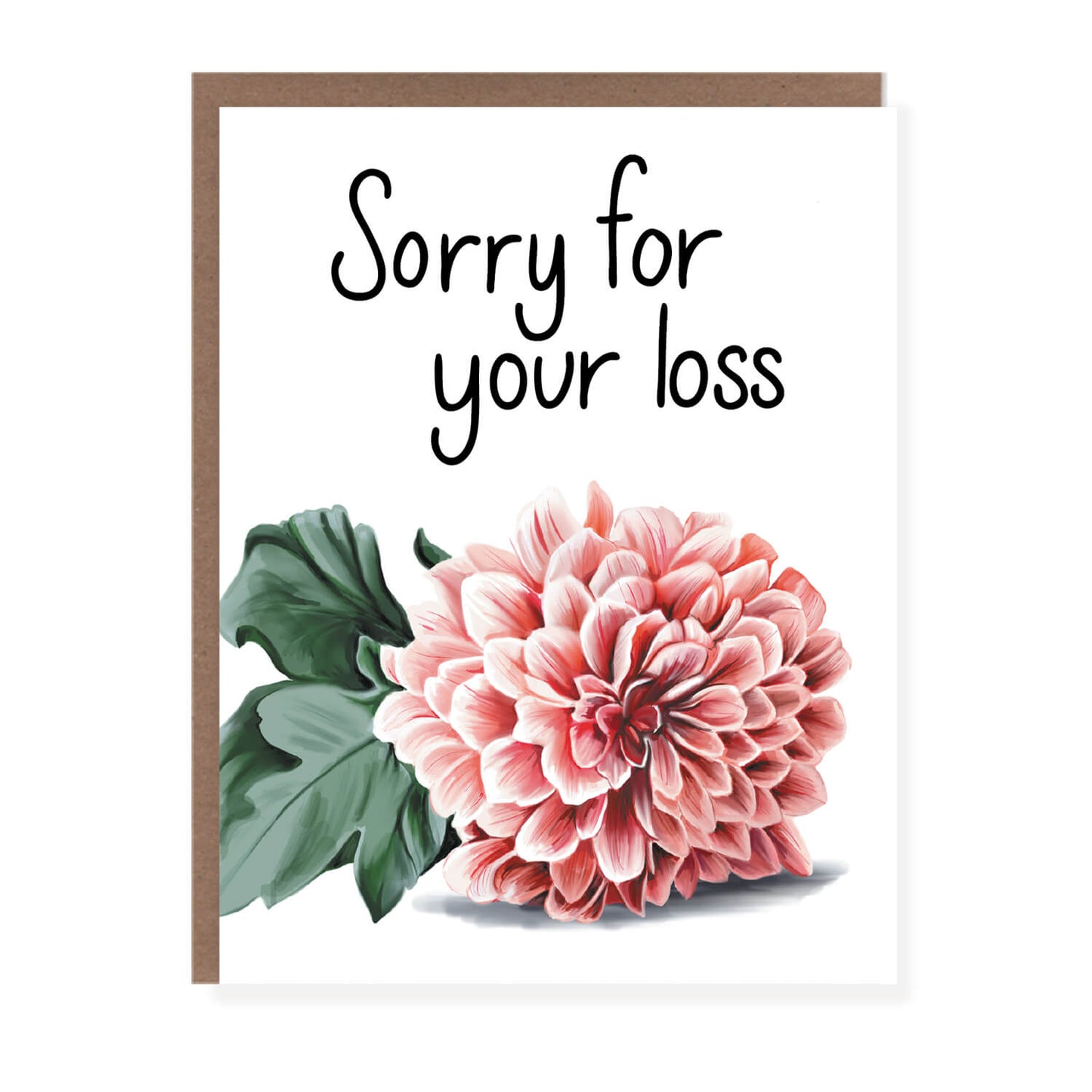 Loss Flower Sympathy Card - Case of 6