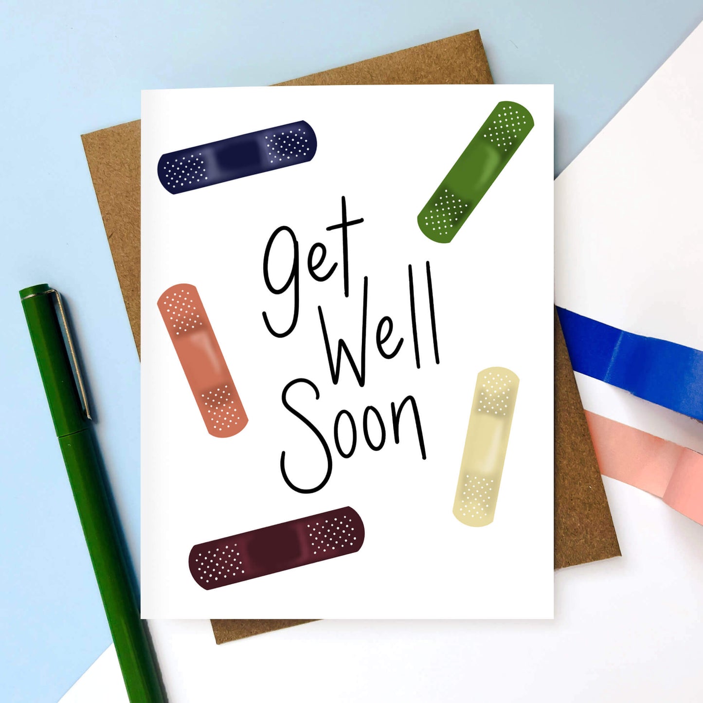 Bandage Get Well Card - Case of 6