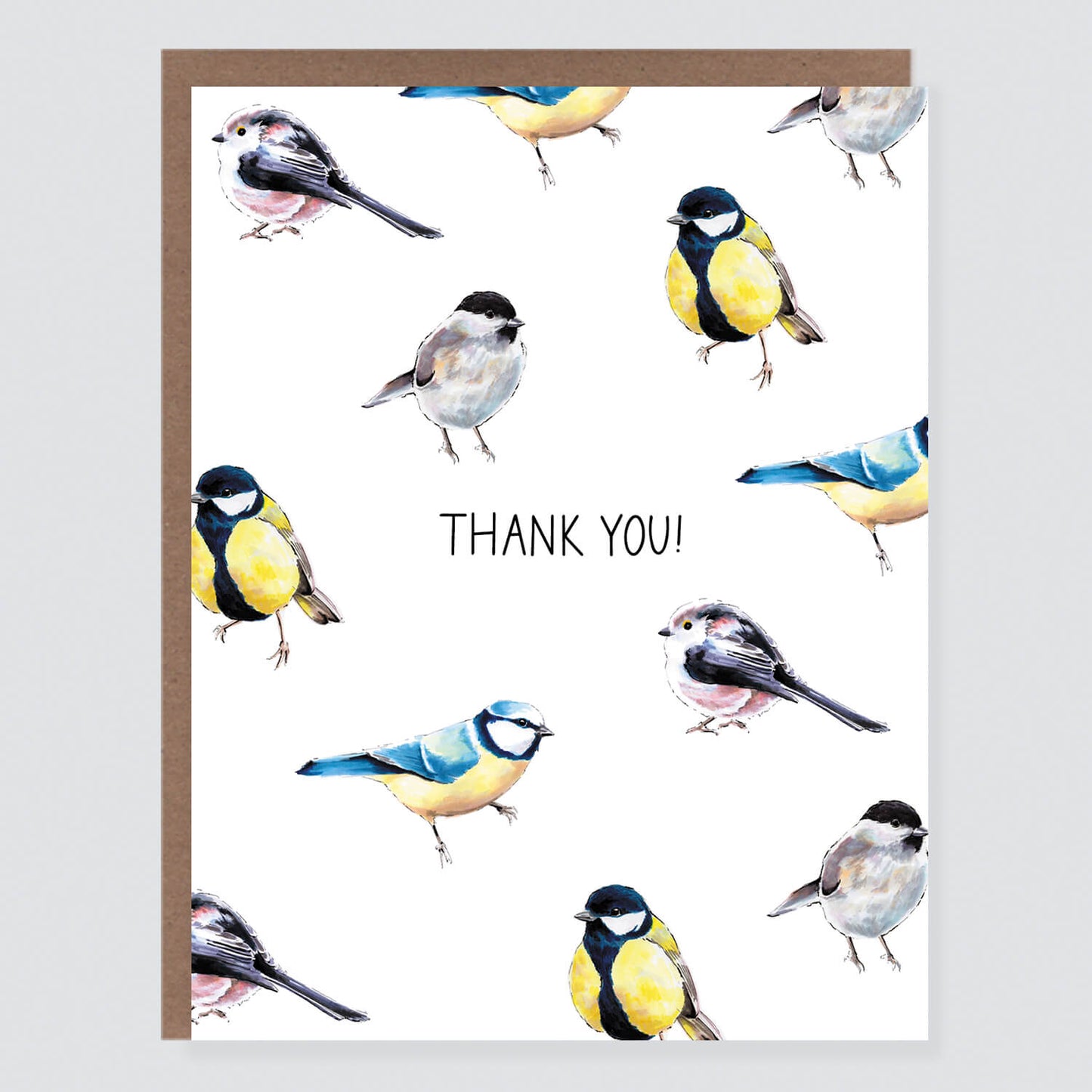 Birds Thank You Card - Case of 6