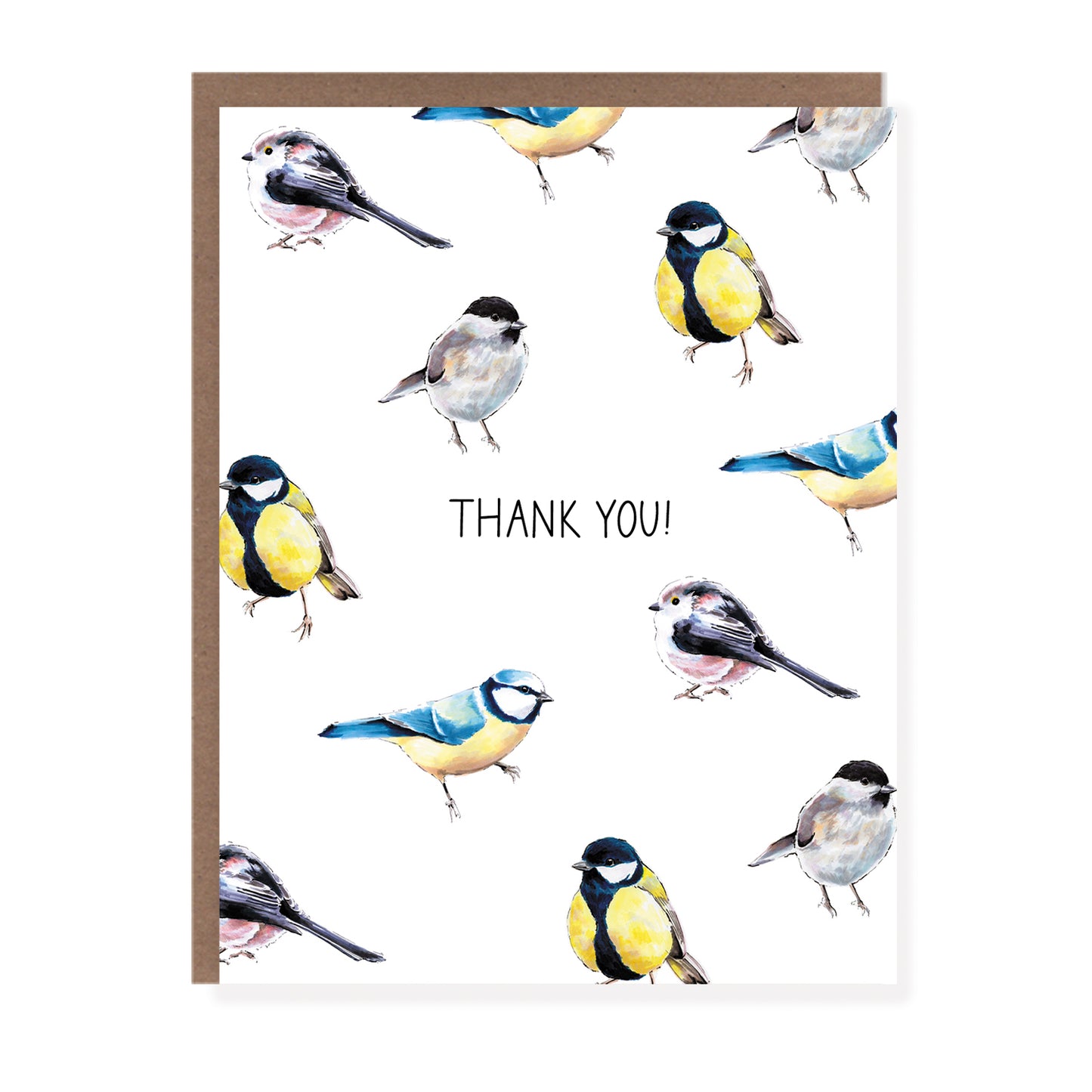 Birds Thank You Card - Case of 6