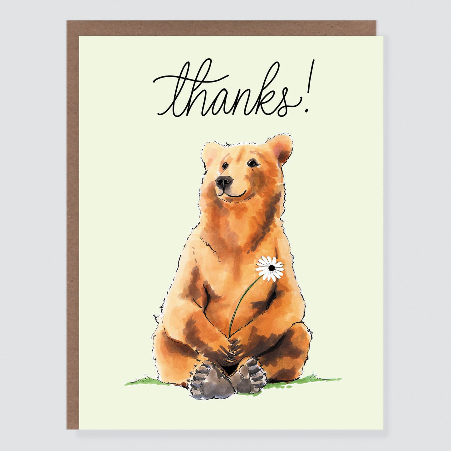 Bear Thank You Card - Case of 6