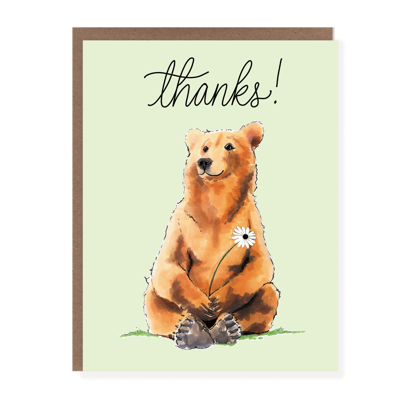 Bear Thank You Card - Case of 6