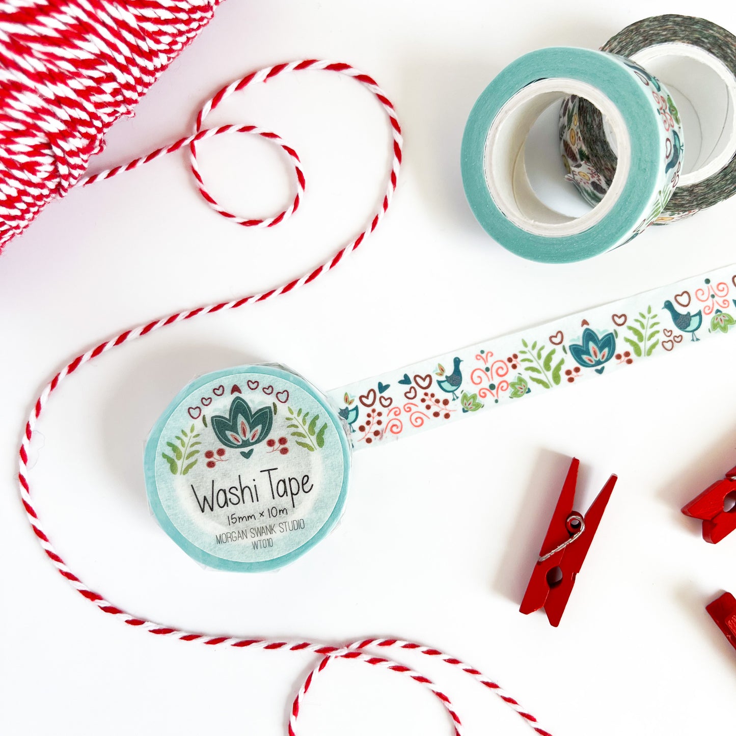 Holiday Folk Washi Tape - Case of 4
