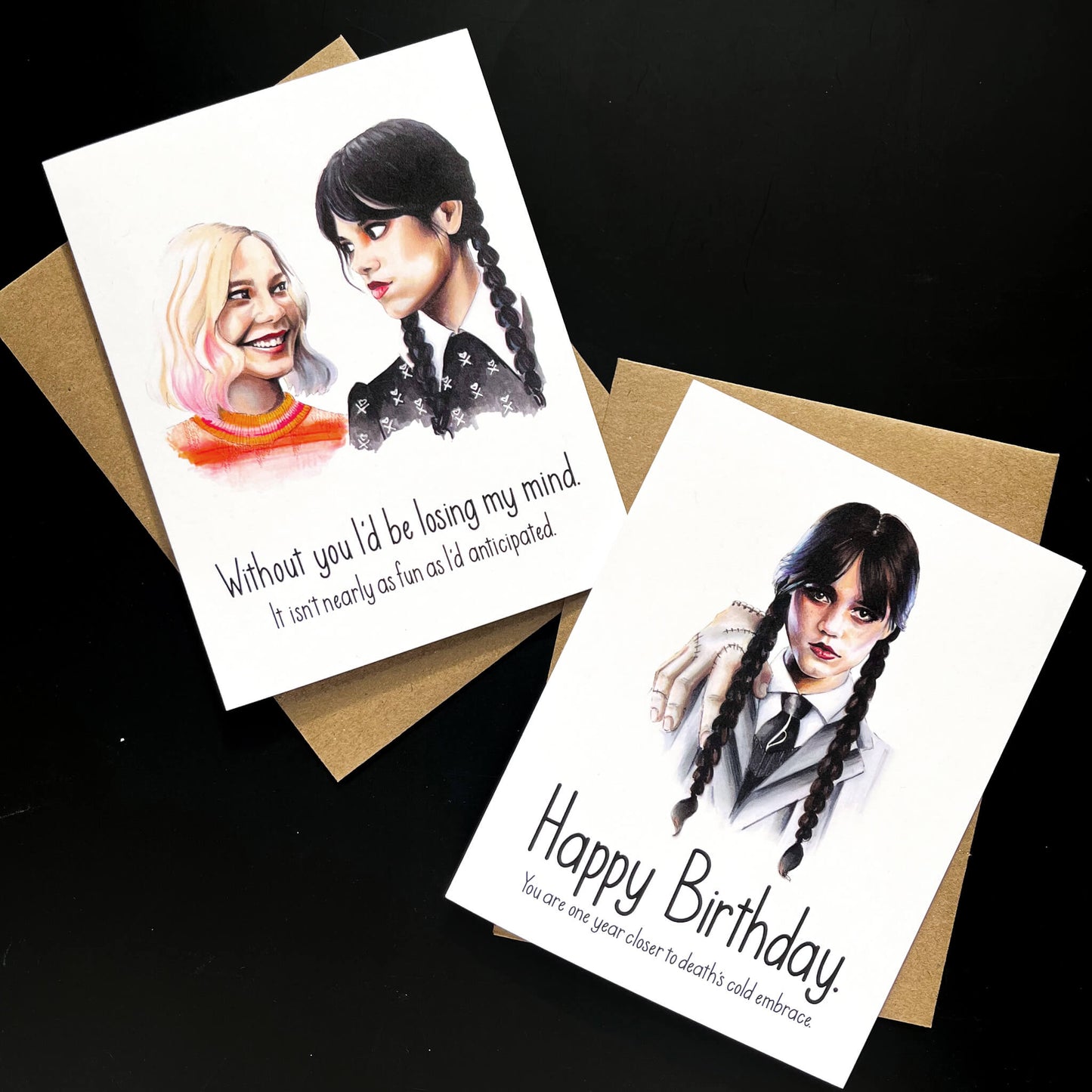 Wednesday Cold Embrace | Birthday Card - Case of 6