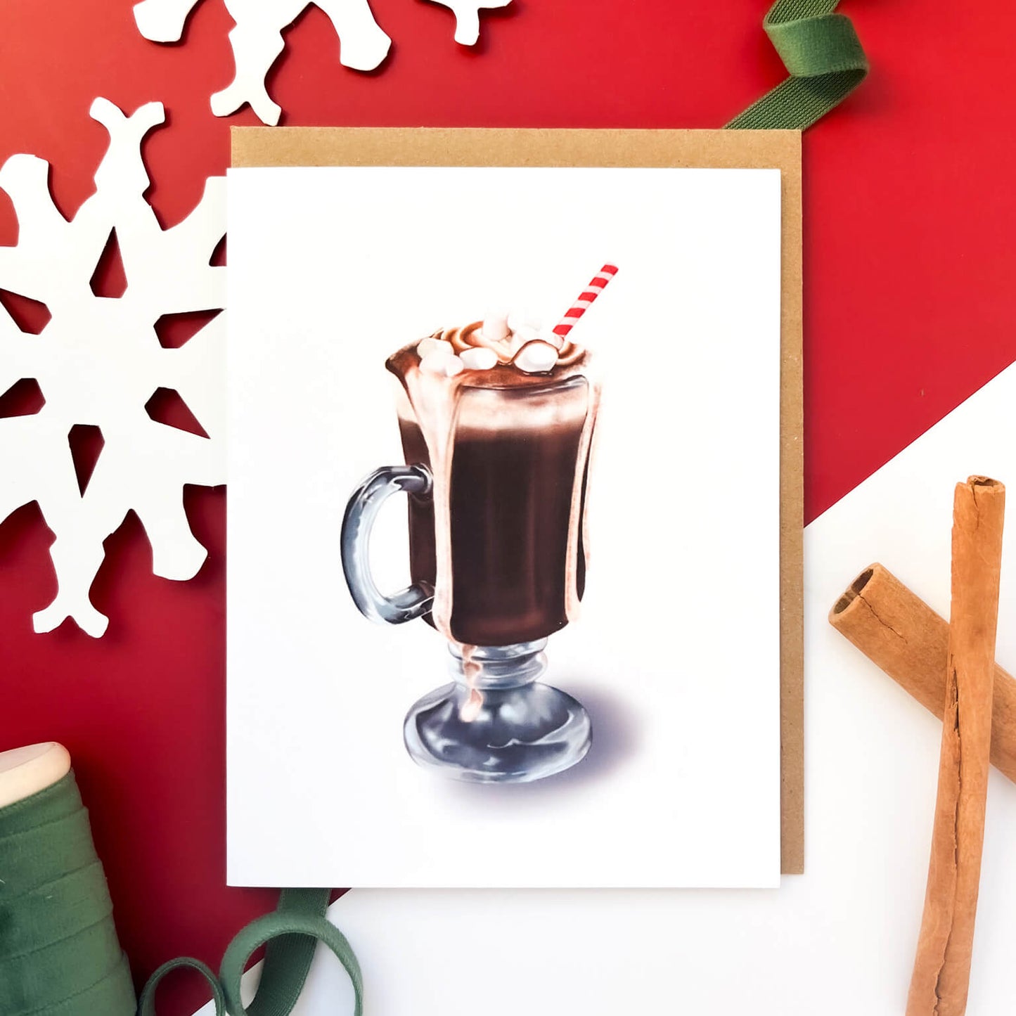 Hot Chocolate Christmas Card - Case of 6